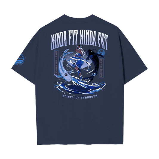 Kinda Fit Kinda Fat Spirit of Strength Premium Oversized Tee