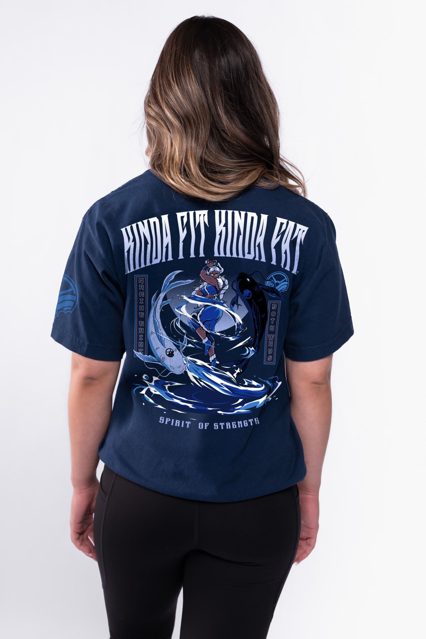 Kinda Fit Kinda Fat Spirit of Strength Premium Oversized Tee