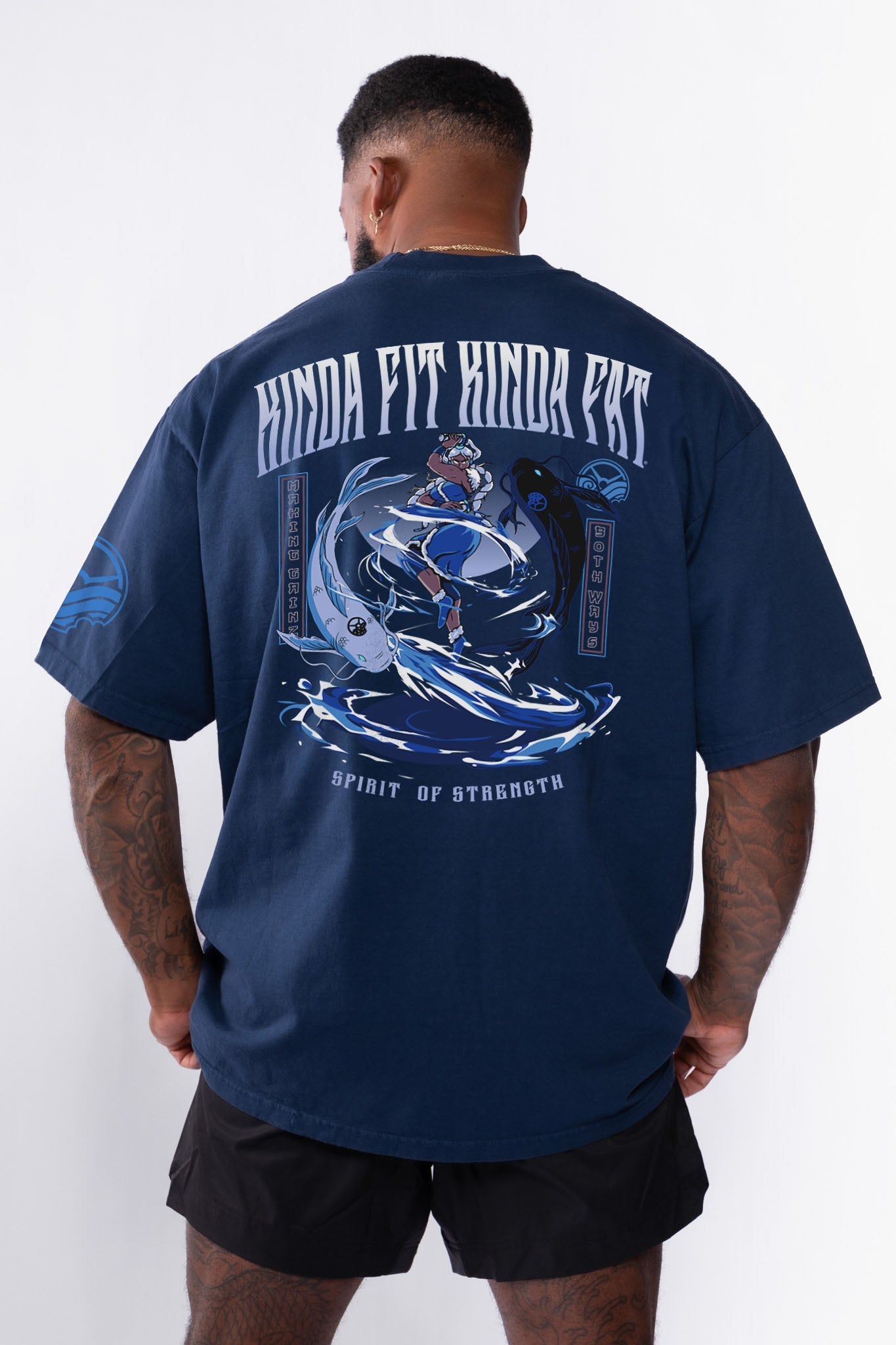 Kinda Fit Kinda Fat Spirit of Strength Premium Oversized Tee