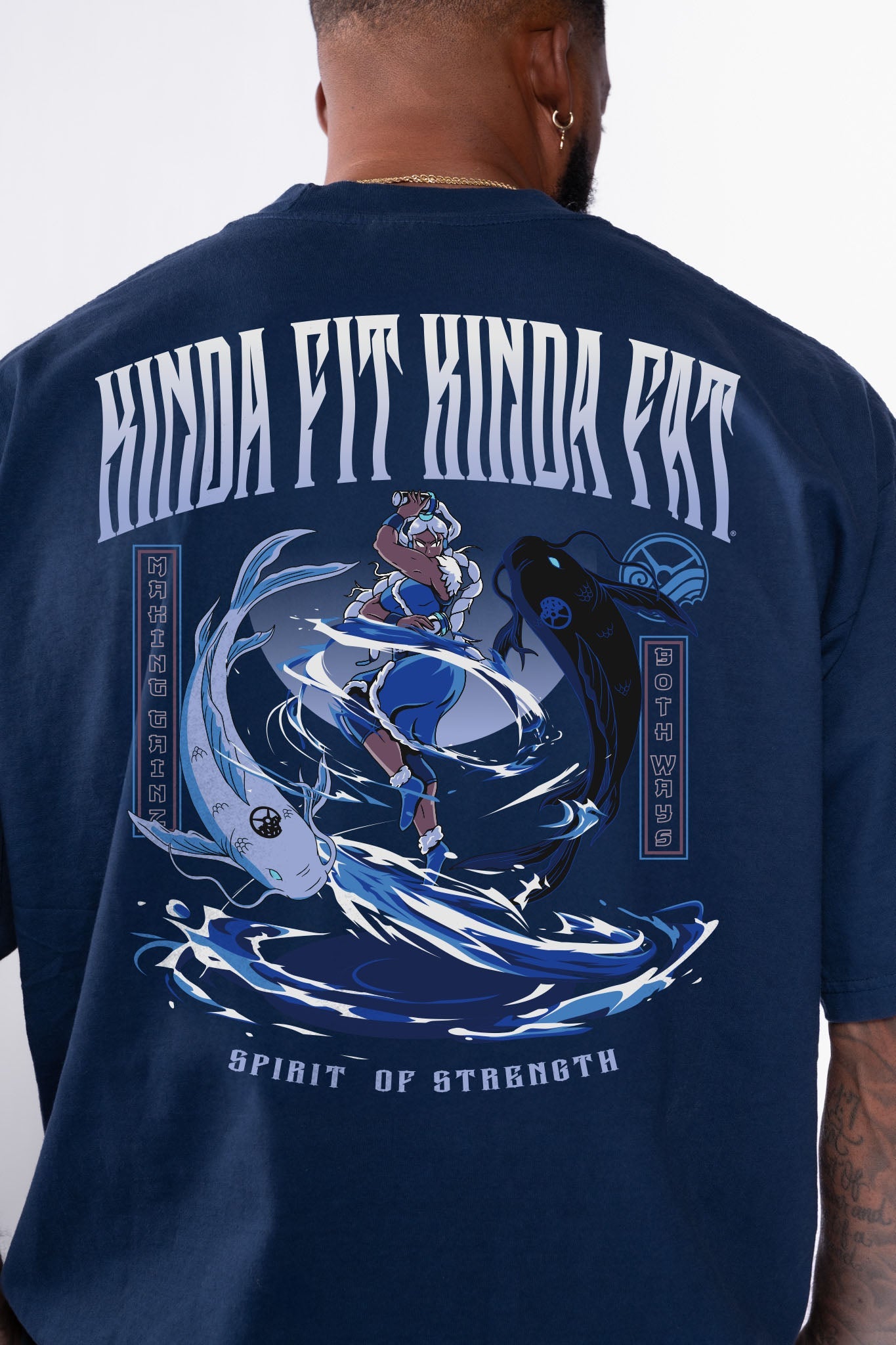 Kinda Fit Kinda Fat Spirit of Strength Premium Oversized Tee
