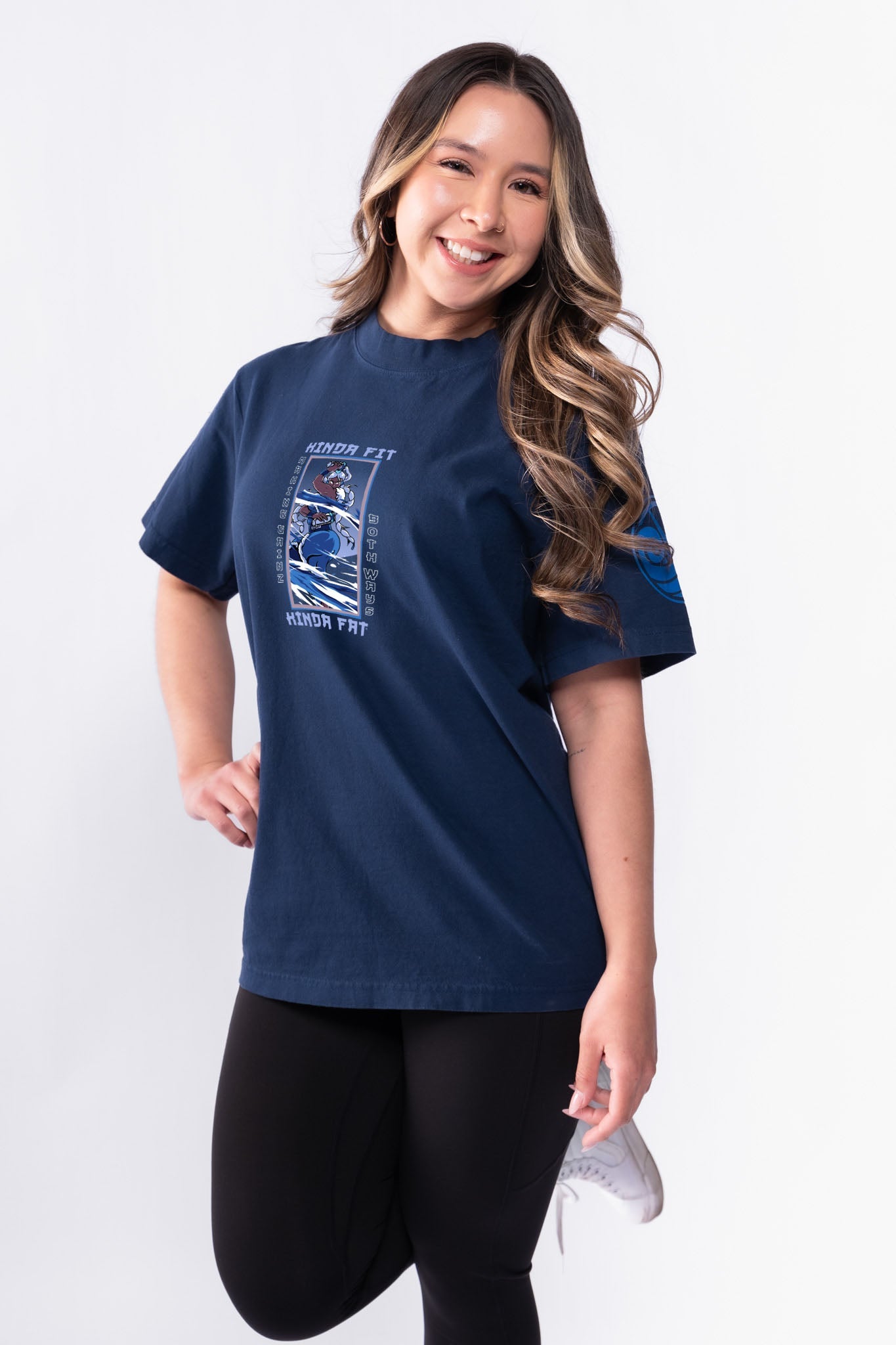 Kinda Fit Kinda Fat Spirit of Strength Premium Oversized Tee