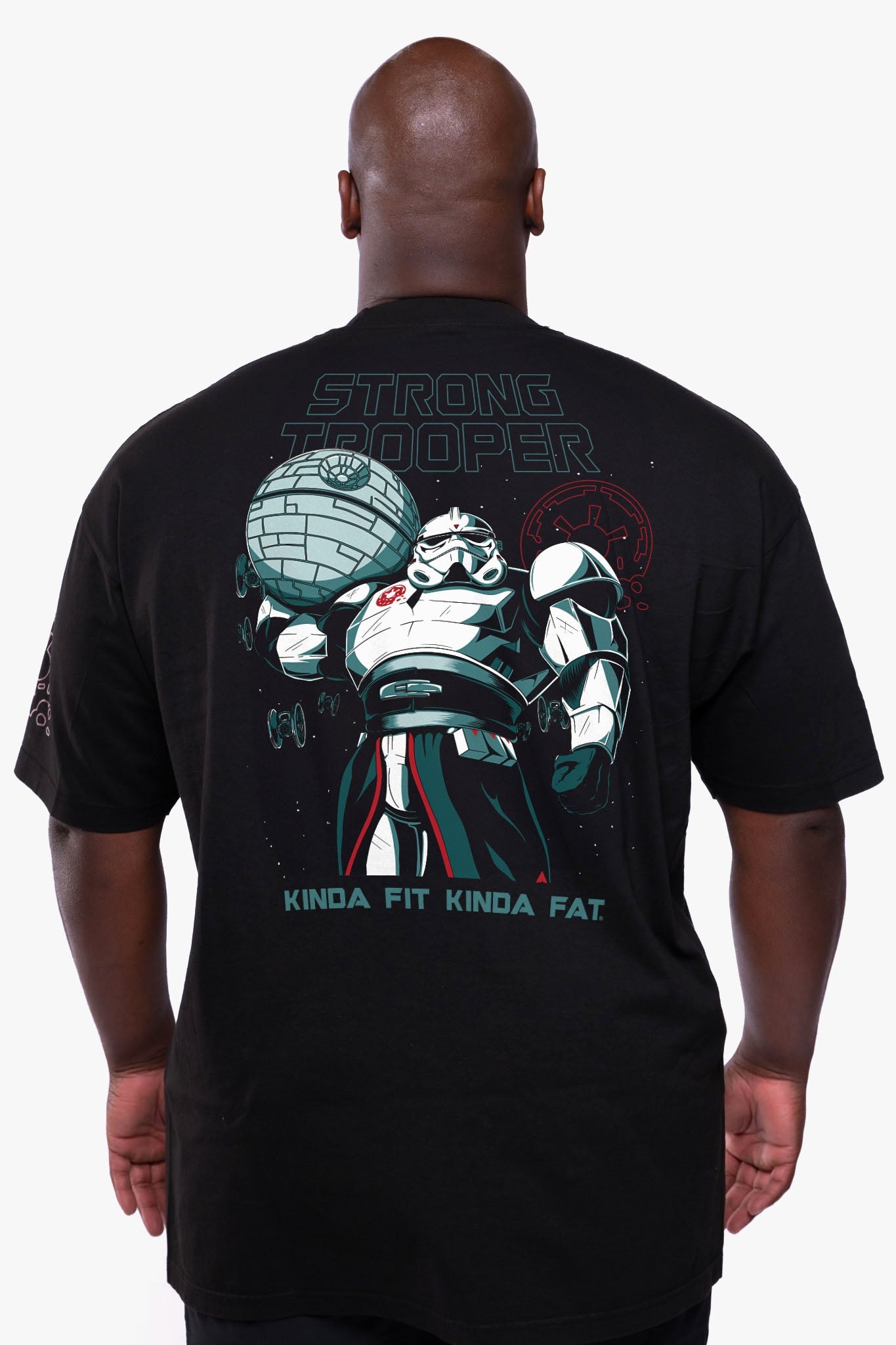 Kinda Fit Kinda Fat Strongtrooper Premium Oversized Tee