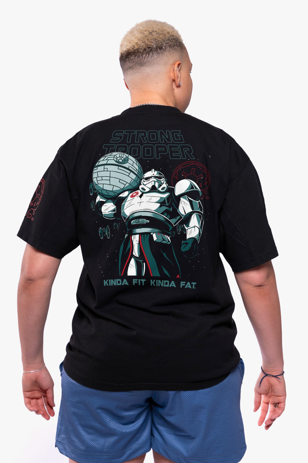 Kinda Fit Kinda Fat Strongtrooper Premium Oversized Tee
