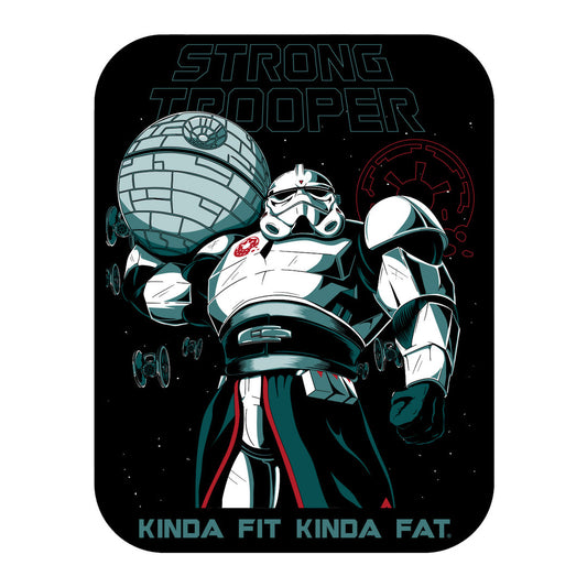 Kinda Fit Kinda Fat Strongtrooper Sticker
