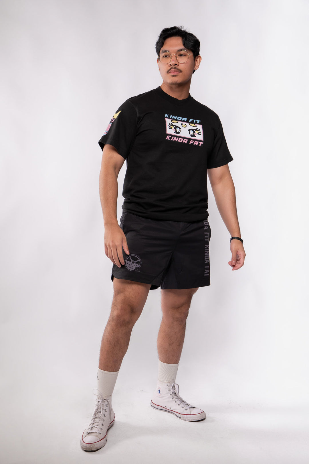 Kinda Fit Kinda Fat Swoler Moon Premium Oversized Tee