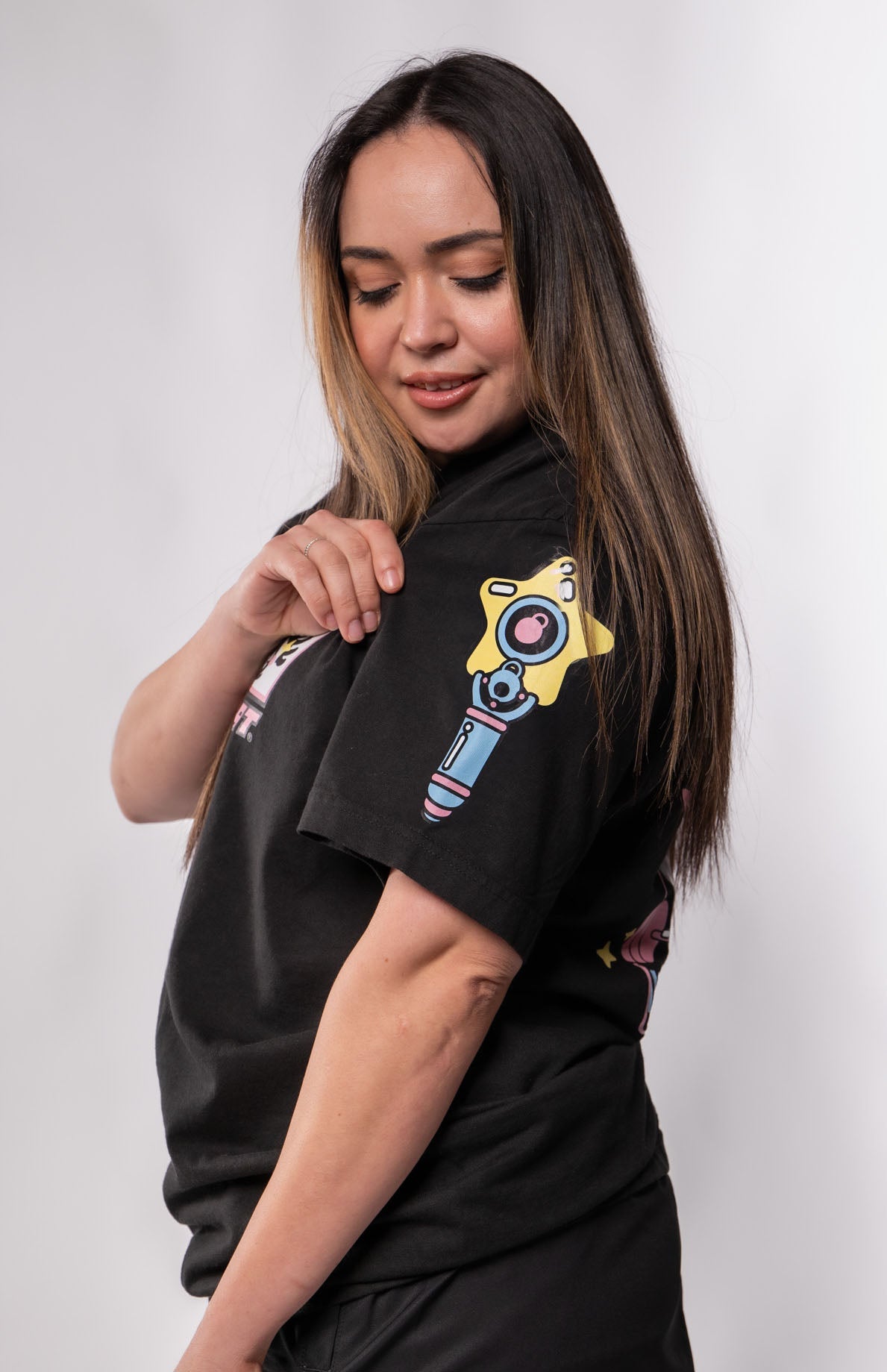 Kinda Fit Kinda Fat Swoler Moon Premium Oversized Tee