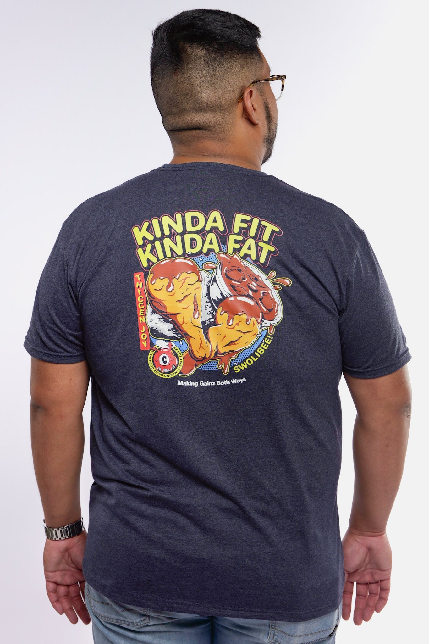 Kinda Fit Kinda Fat Swolibee Tee