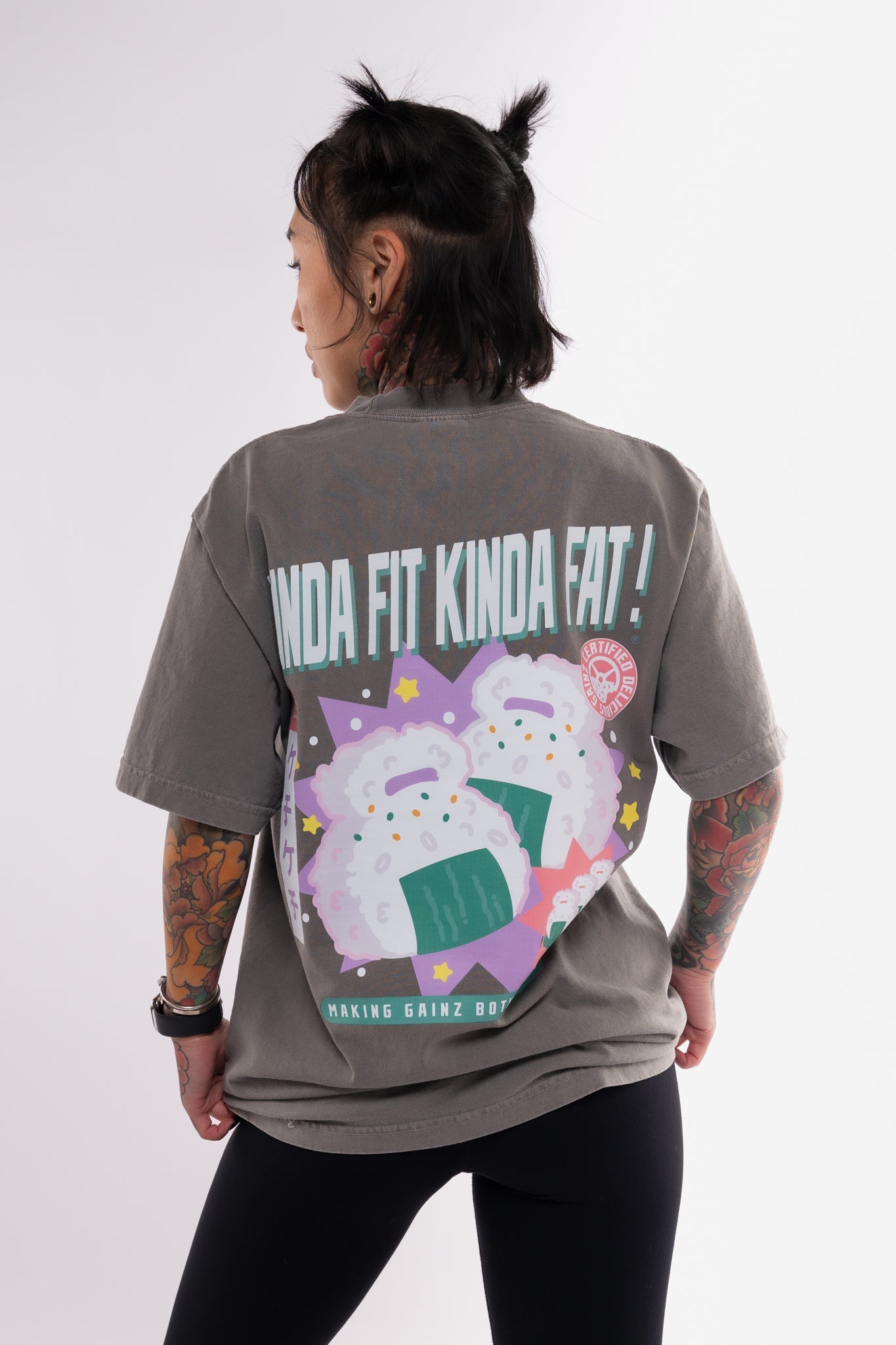 Kinda Fit Kinda Fat Swoligiri Premium Oversized Tee