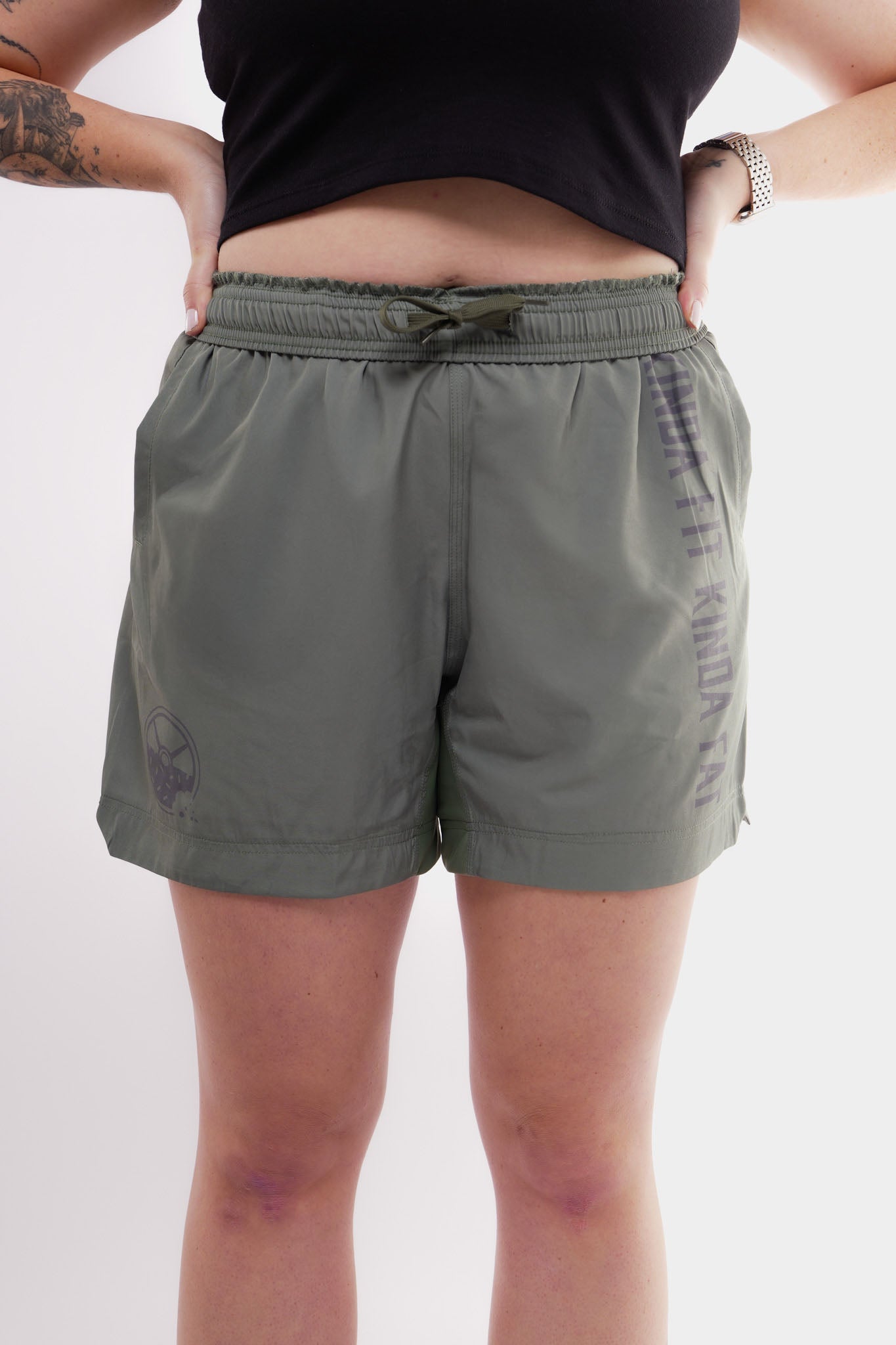 Kinda Fit Kinda Fat The Classic Premium 5.5" Training Shorts (Sage)