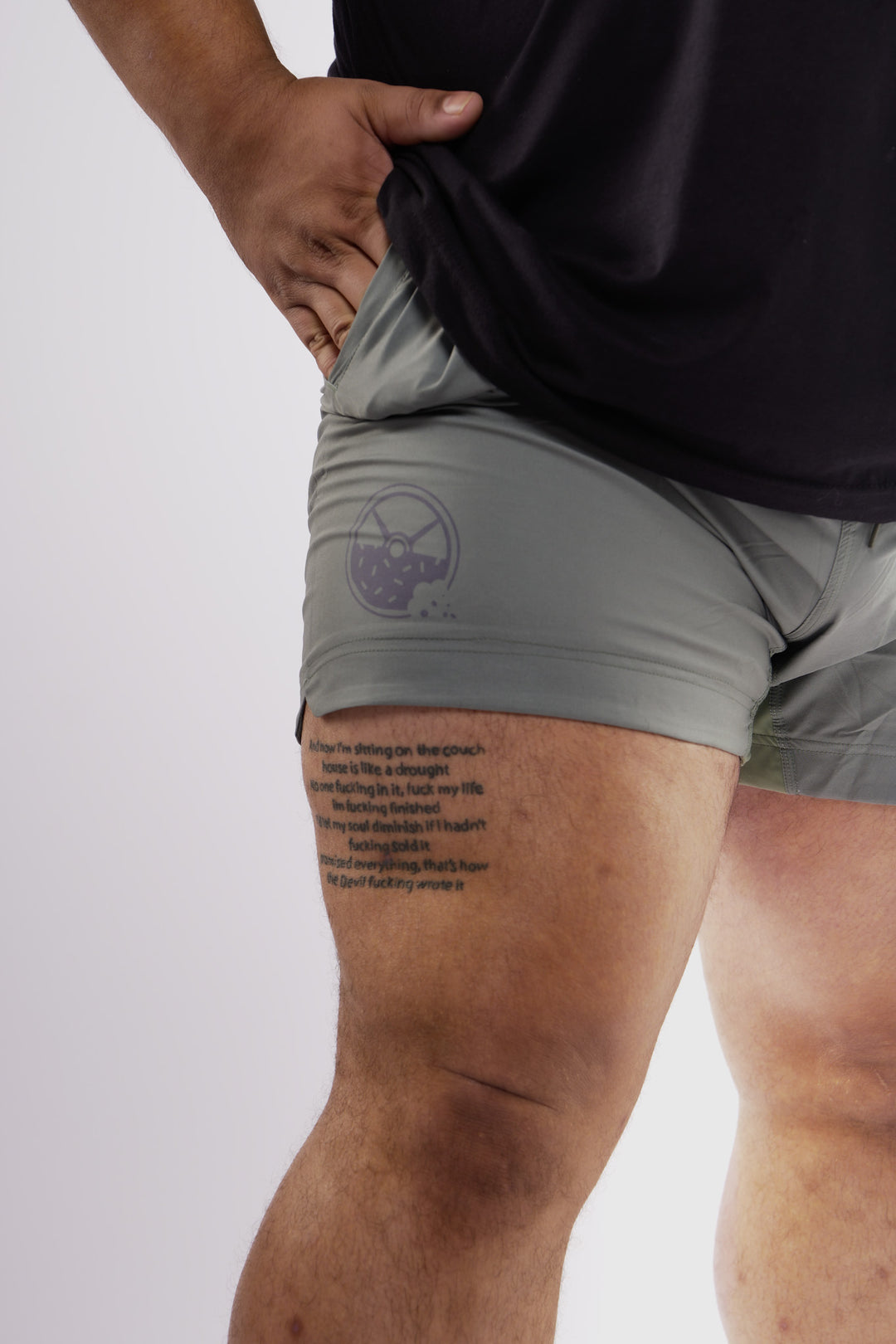 Kinda Fit Kinda Fat The Classic Premium 5.5" Training Shorts (Sage)