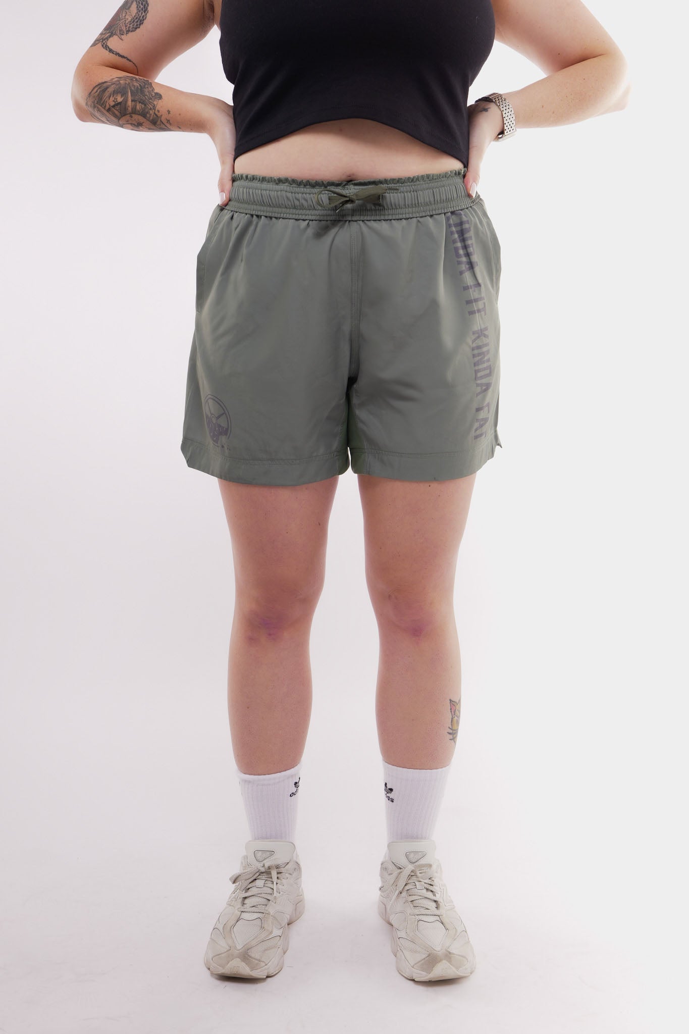 Kinda Fit Kinda Fat The Classic Premium 5.5" Training Shorts (Sage)