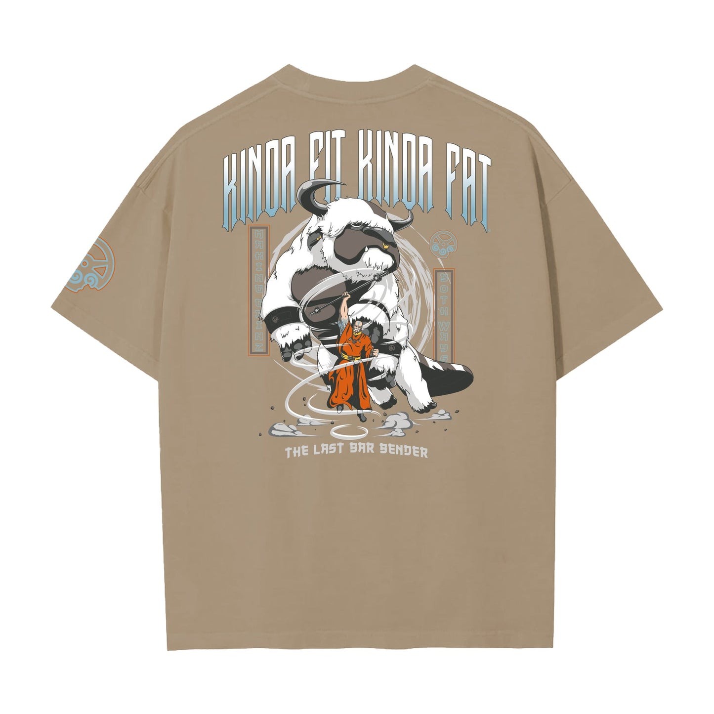 Kinda Fit Kinda Fat The Last Bar Bender Premium Oversized Tee