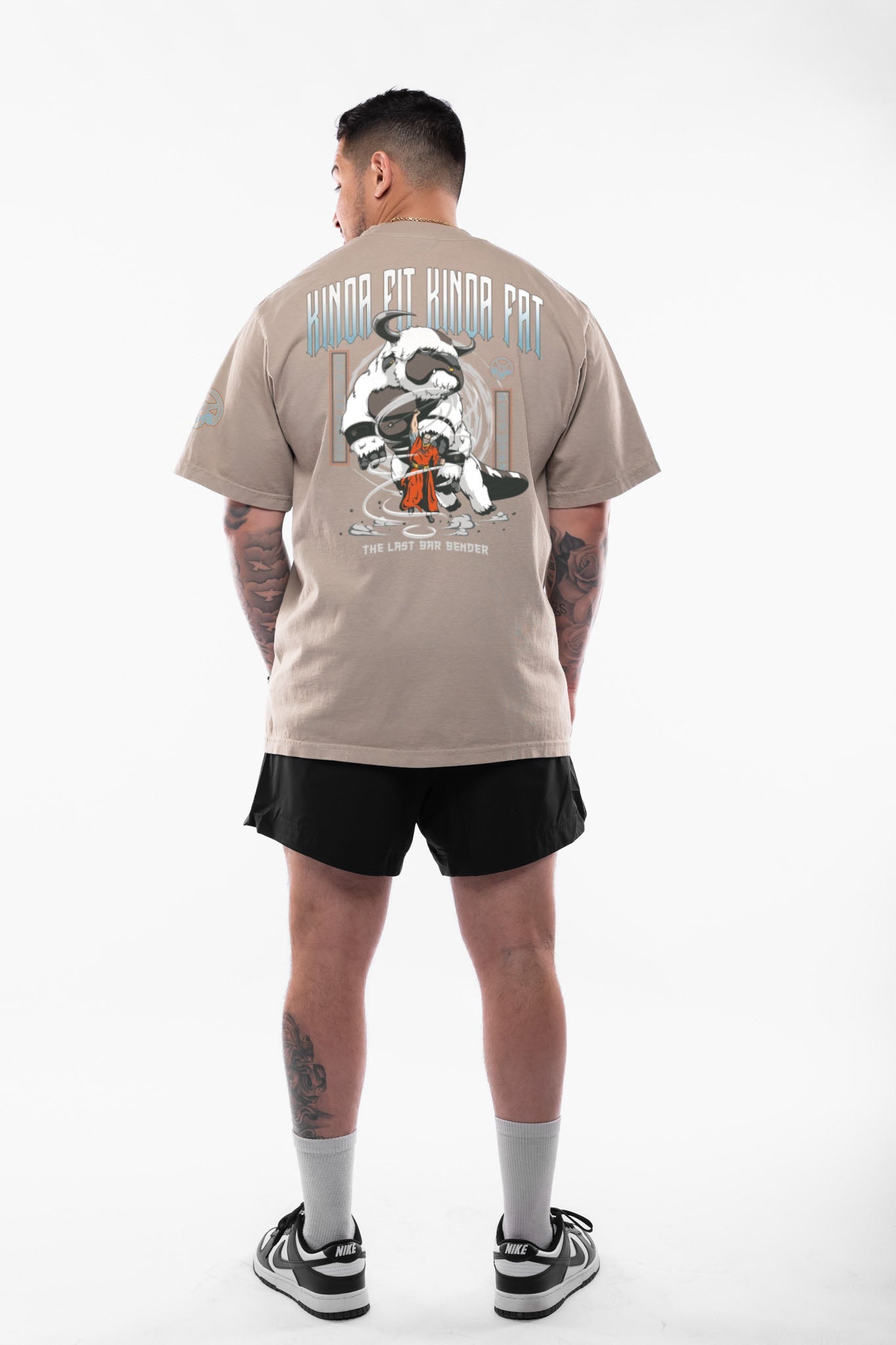 Kinda Fit Kinda Fat The Last Bar Bender Premium Oversized Tee