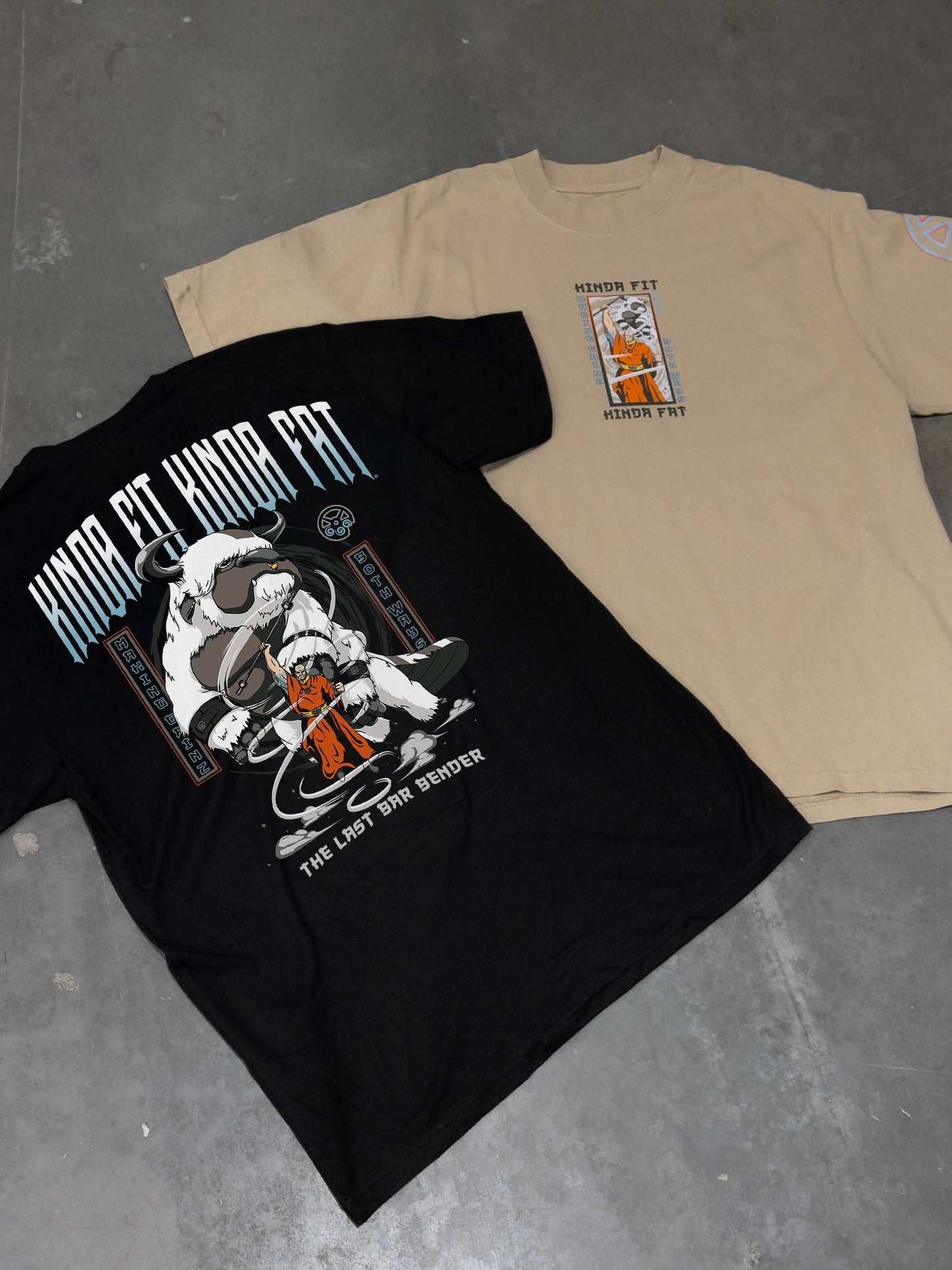 Kinda Fit Kinda Fat The Last Bar Bender Premium Oversized Tee