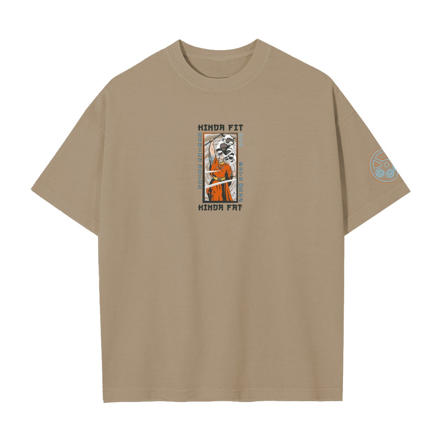 Kinda Fit Kinda Fat The Last Bar Bender Premium Oversized Tee