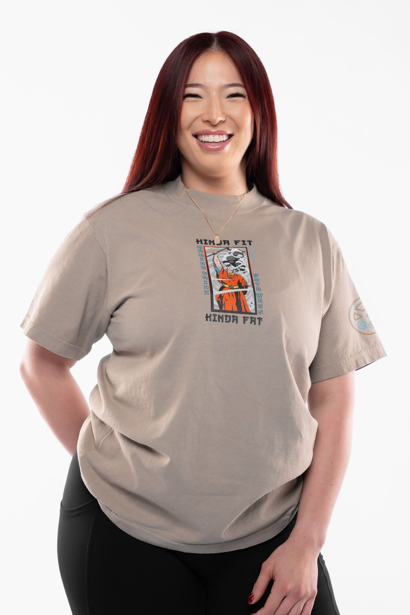Kinda Fit Kinda Fat The Last Bar Bender Premium Oversized Tee