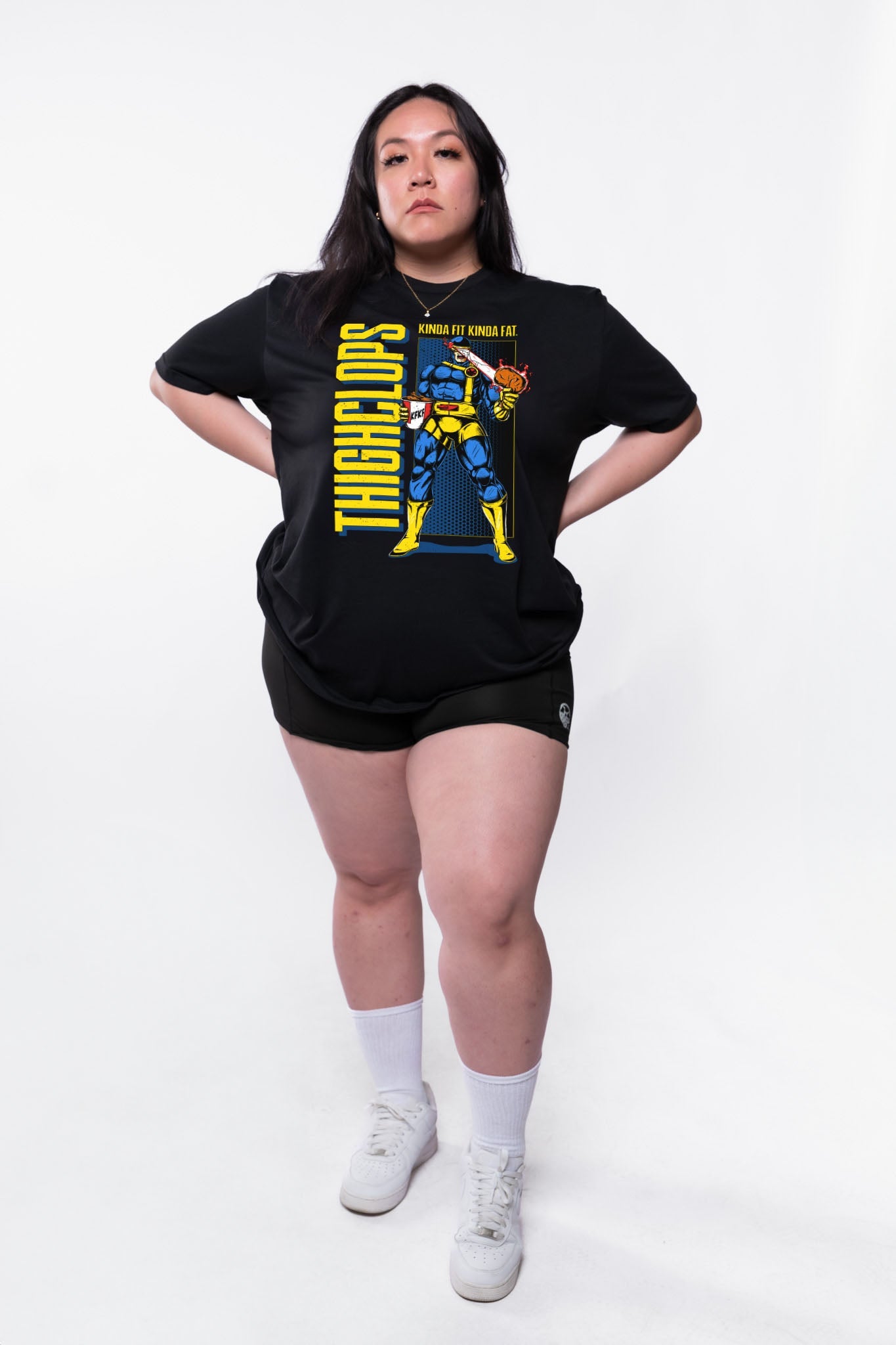 Kinda Fit Kinda Fat Thighclops Tee