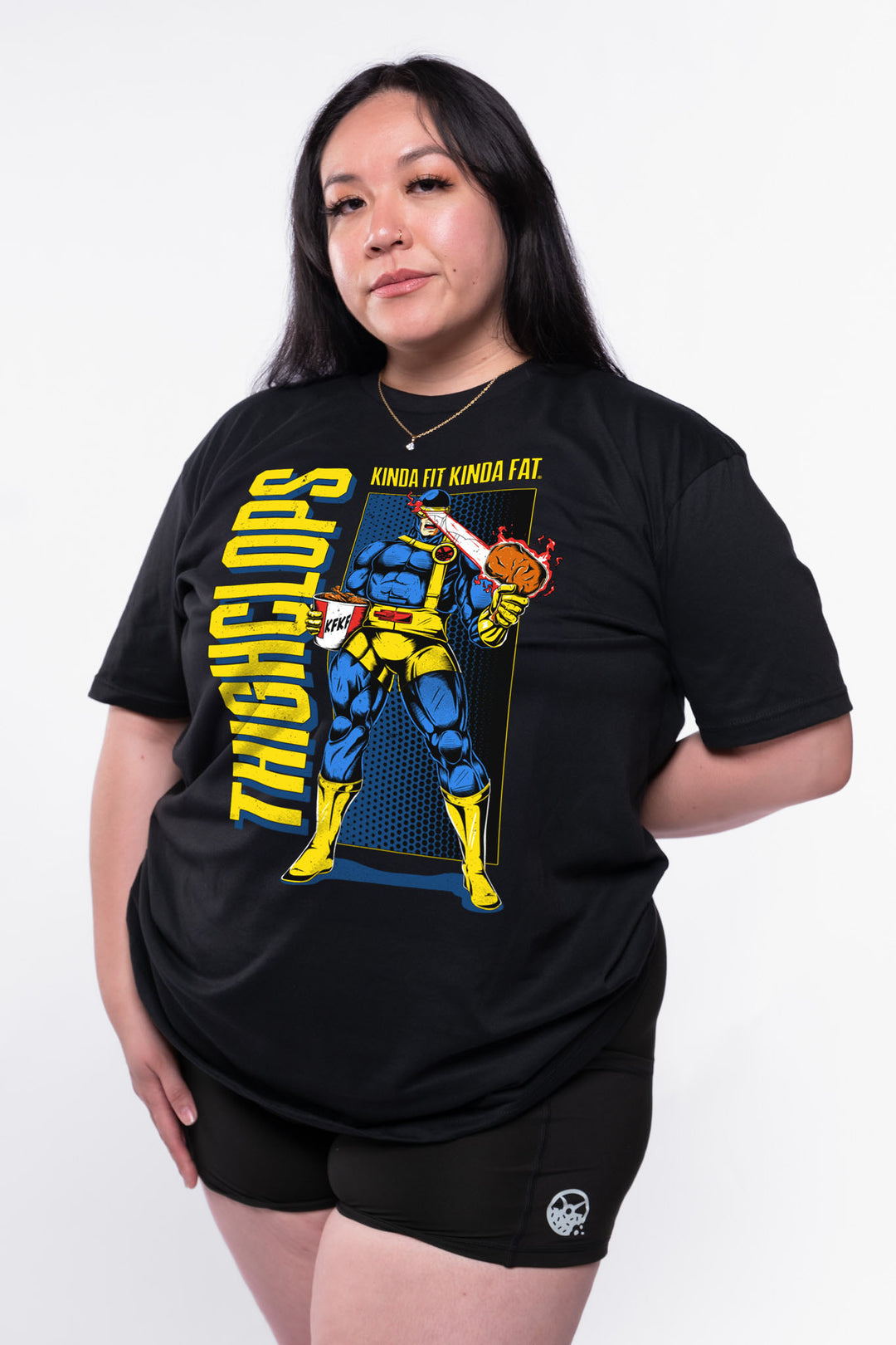 Kinda Fit Kinda Fat Thighclops Tee