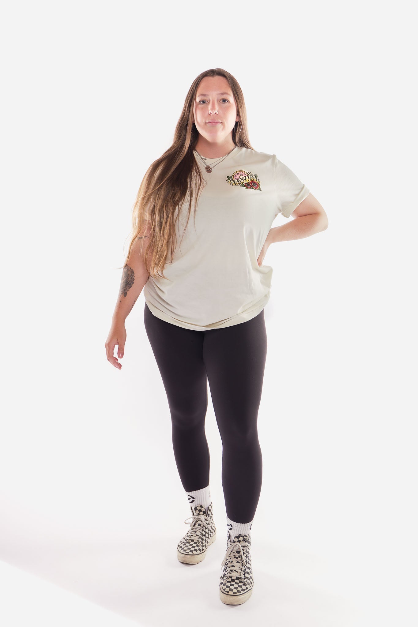 Kinda Fit Kinda Fat Traditionally Glazed Tee (Cream)