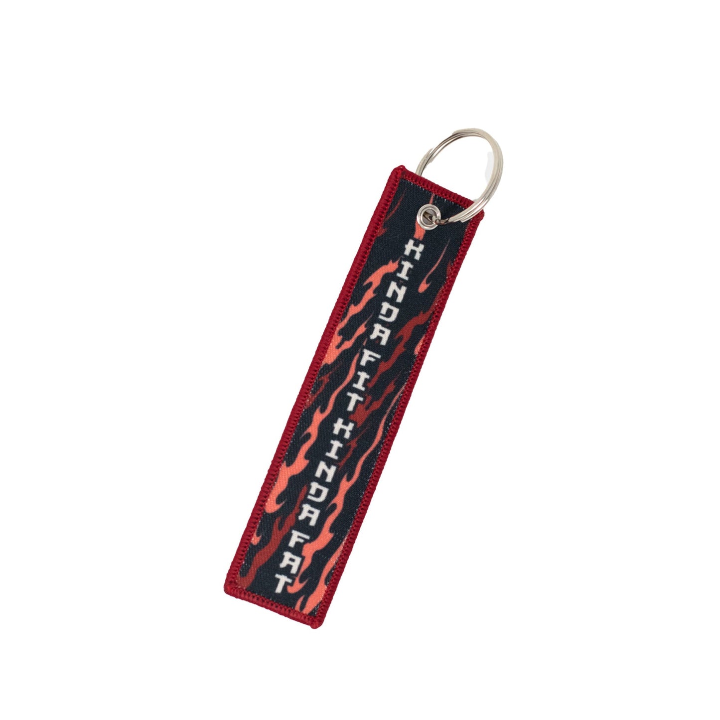 Kinda Fit Kinda Fat Uncle Iron Jet Tag Keychain