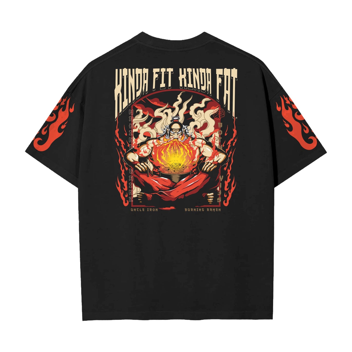 Kinda Fit Kinda Fat Uncle Iron Premium Oversized Tee