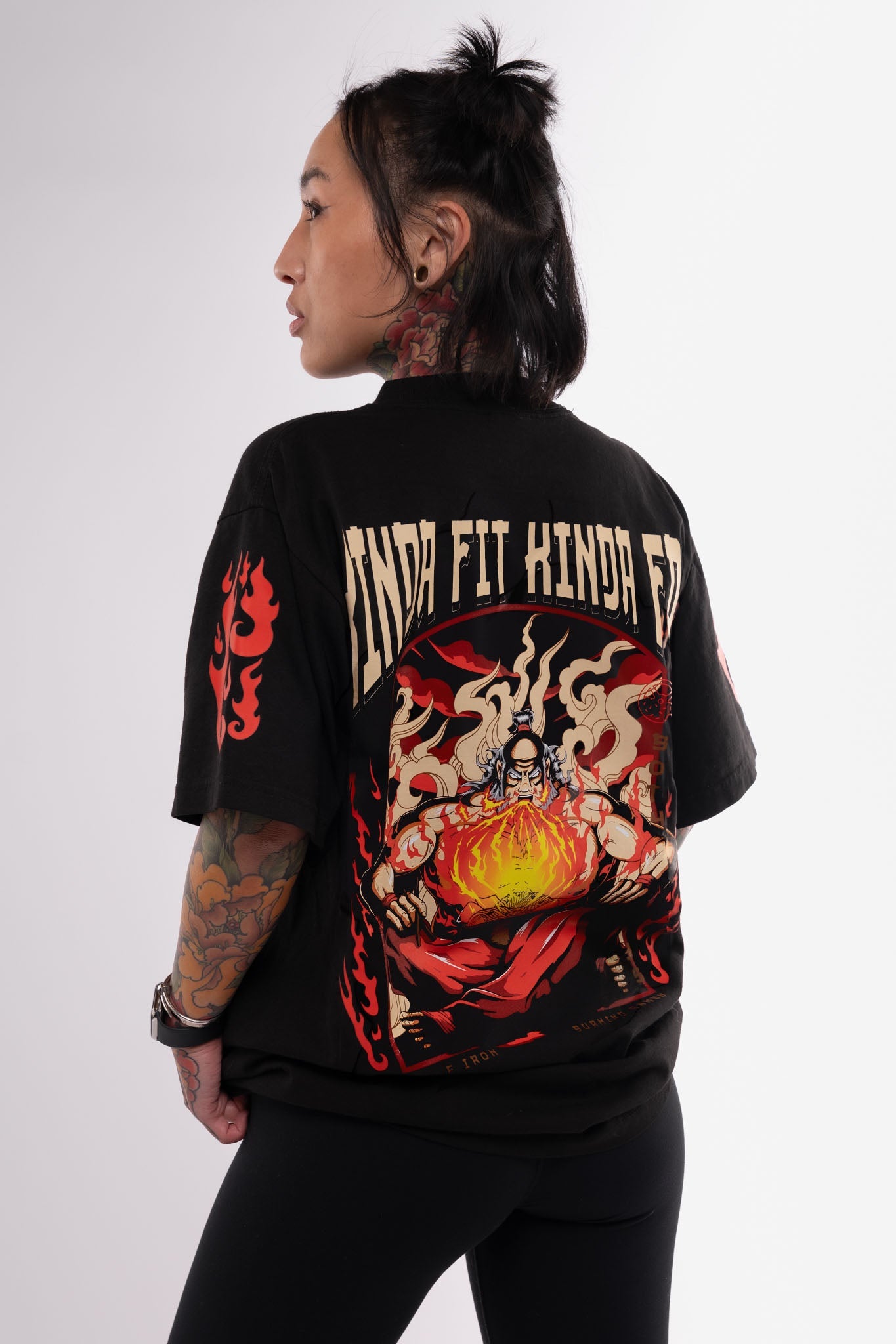 Kinda Fit Kinda Fat Uncle Iron Premium Oversized Tee