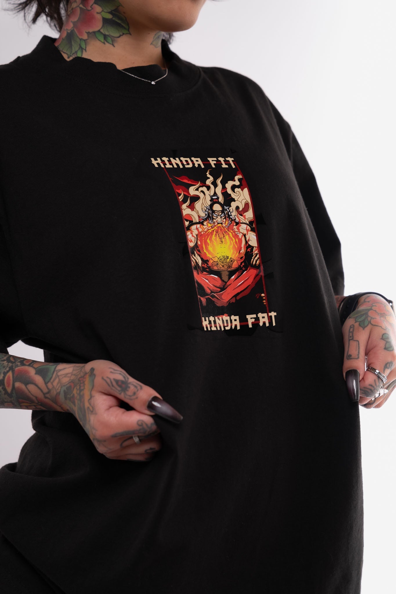 Kinda Fit Kinda Fat Uncle Iron Premium Oversized Tee