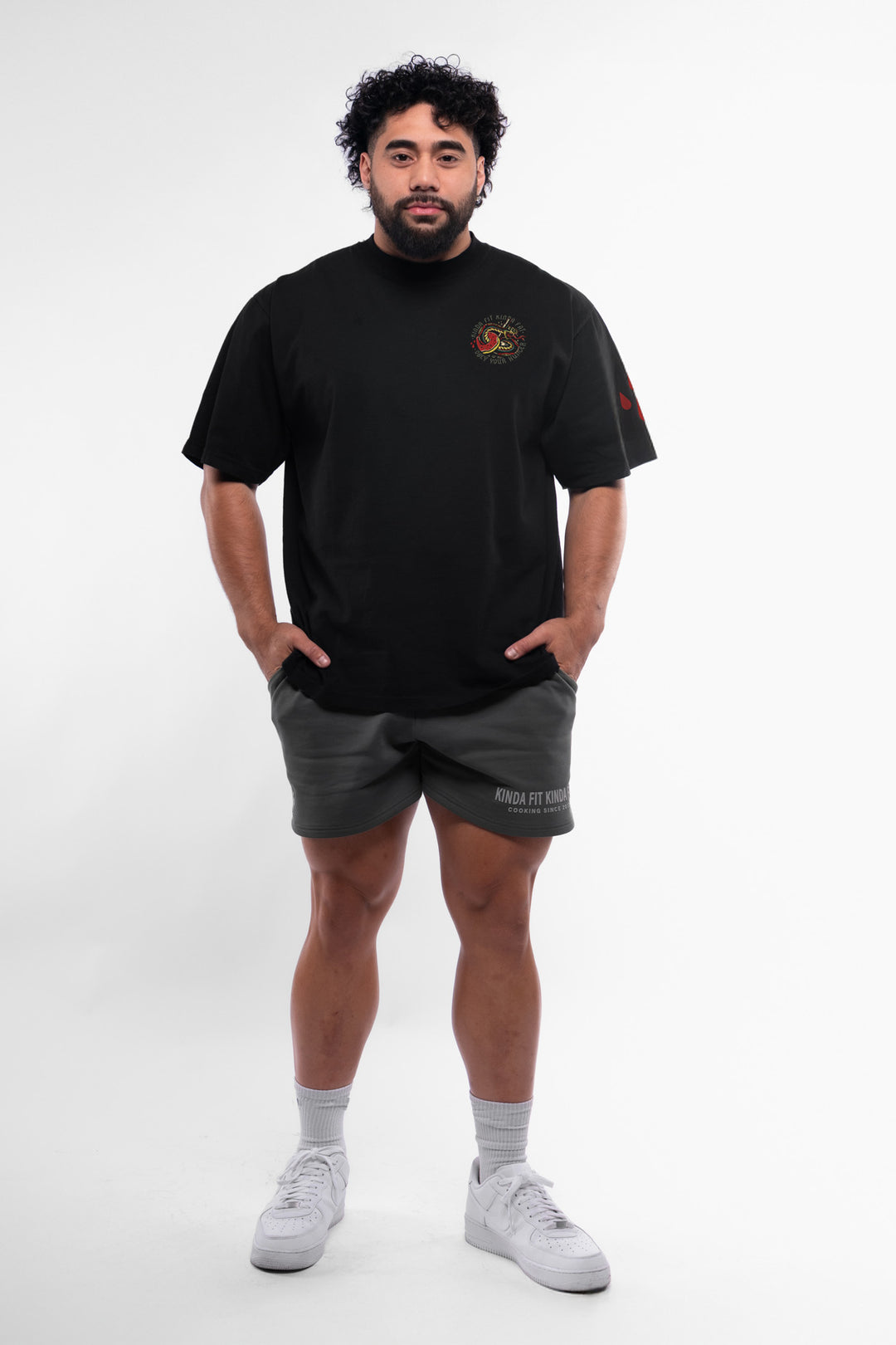 Kinda Fit Kinda Fat Viper Grip Premium Oversized Tee