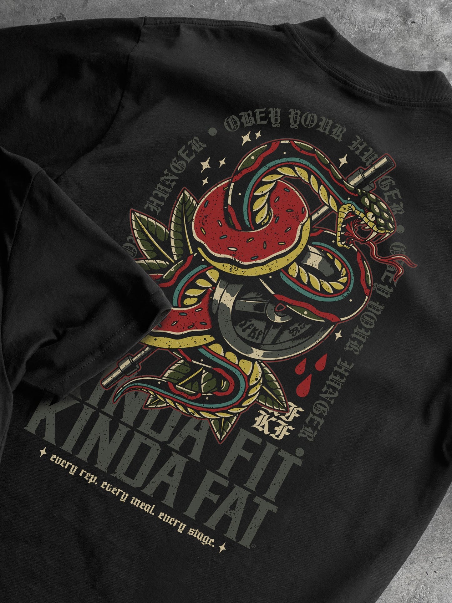 Kinda Fit Kinda Fat Viper Grip Tee