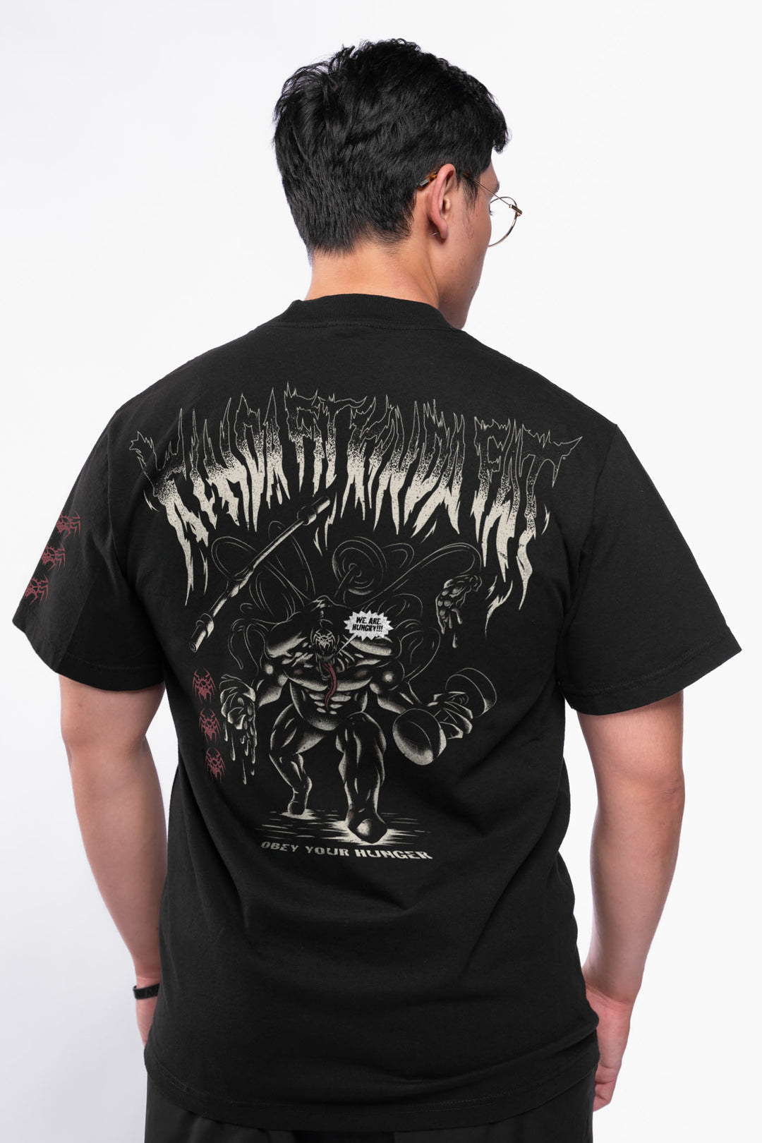 Kinda Fit Kinda Fat We Are Hungry Premium Oversized Tee