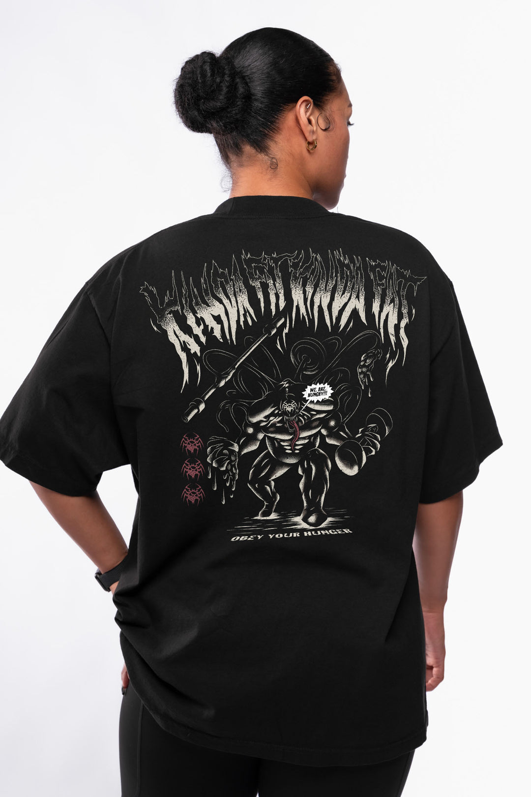 Kinda Fit Kinda Fat We Are Hungry Premium Oversized Tee
