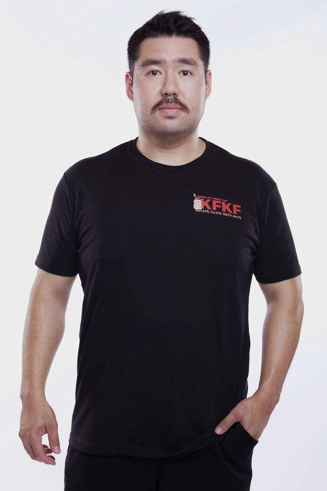 Kinda Fit Kinda Fat Yabulk Tee (Black)