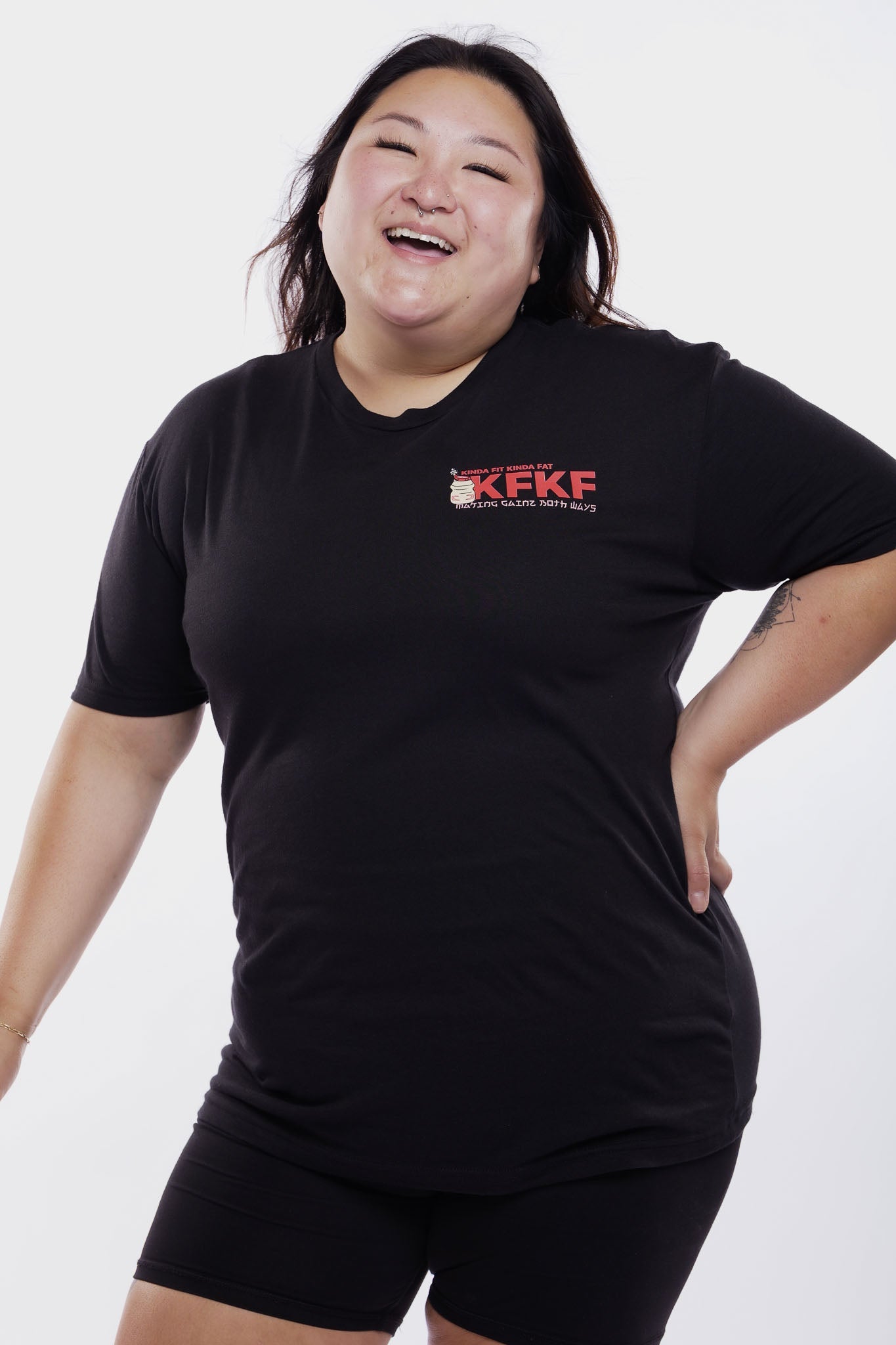Kinda Fit Kinda Fat Yabulk Tee (Black)
