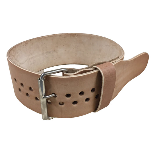 Pioneer Cut Powerlifting Belt – 6.5mm thick – 4" wide (Treated Leather)