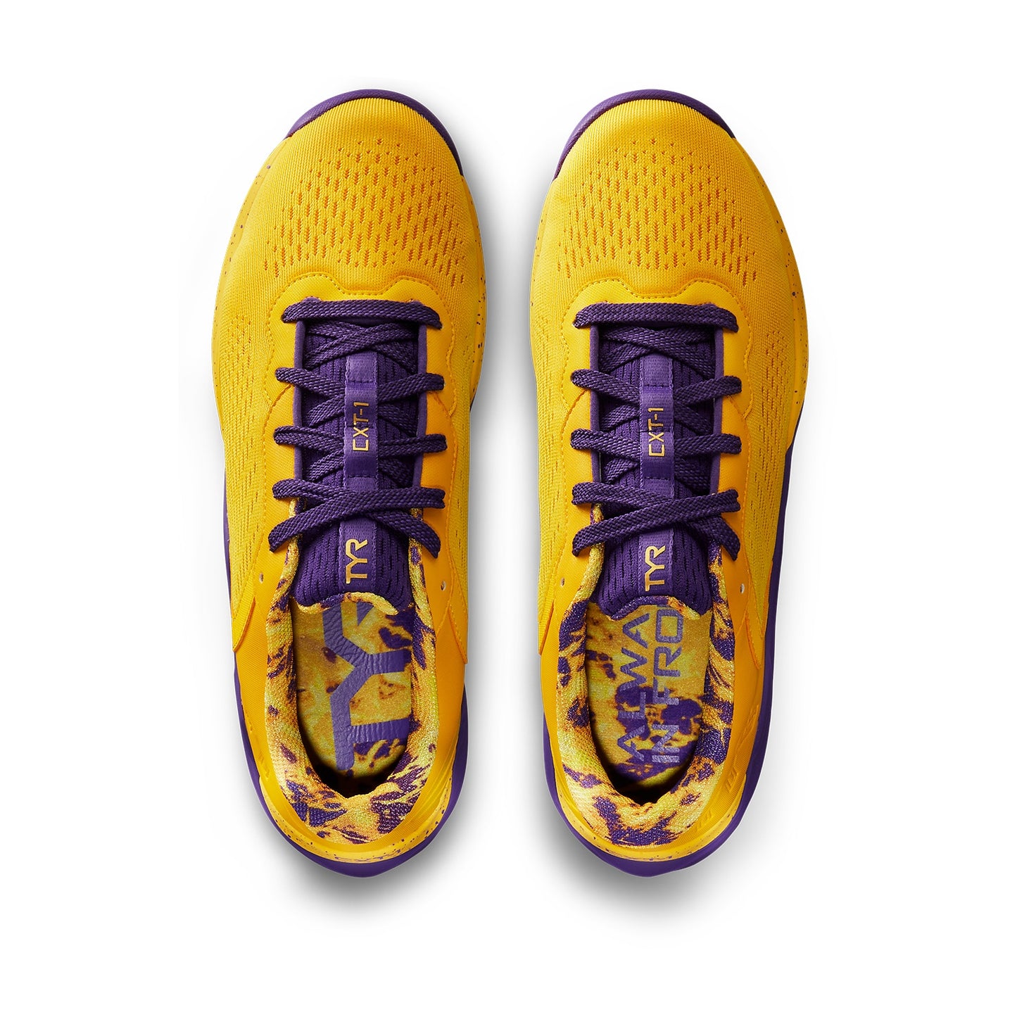 TYR CXT-1 Cross-training Shoes (728 Yellow/Purple)