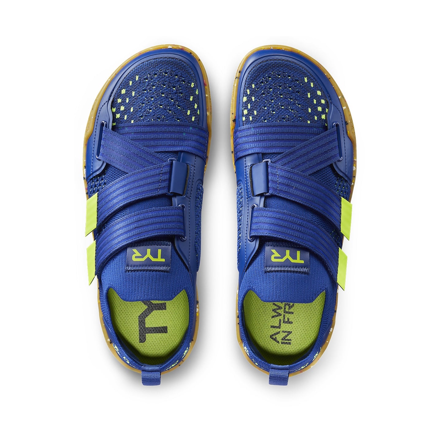 TYR DZ-1 DropZero Barefoot Trainer Shoes (489 Royal/Lime)