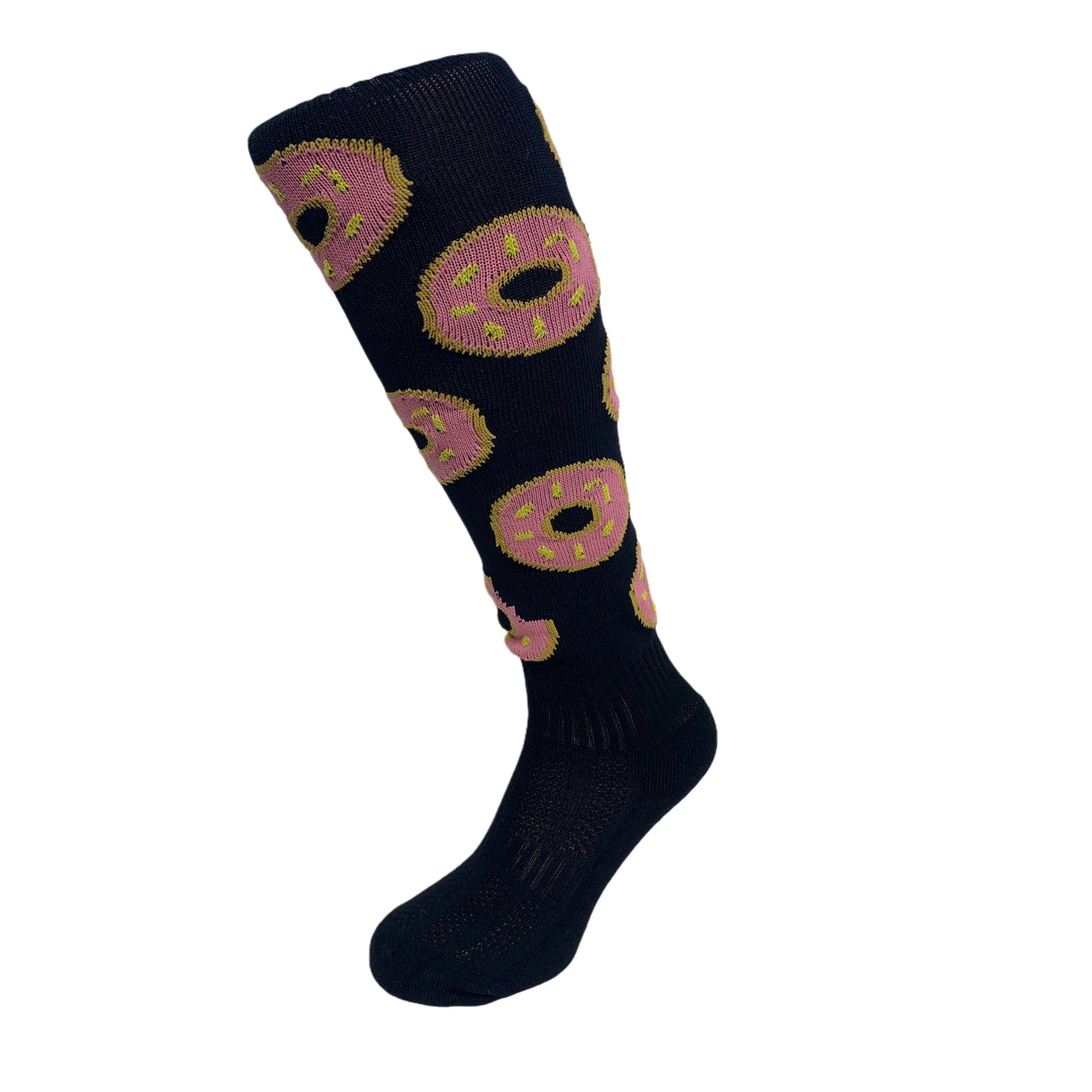 Premium Deadlift Socks (Doughnuts - Black)
