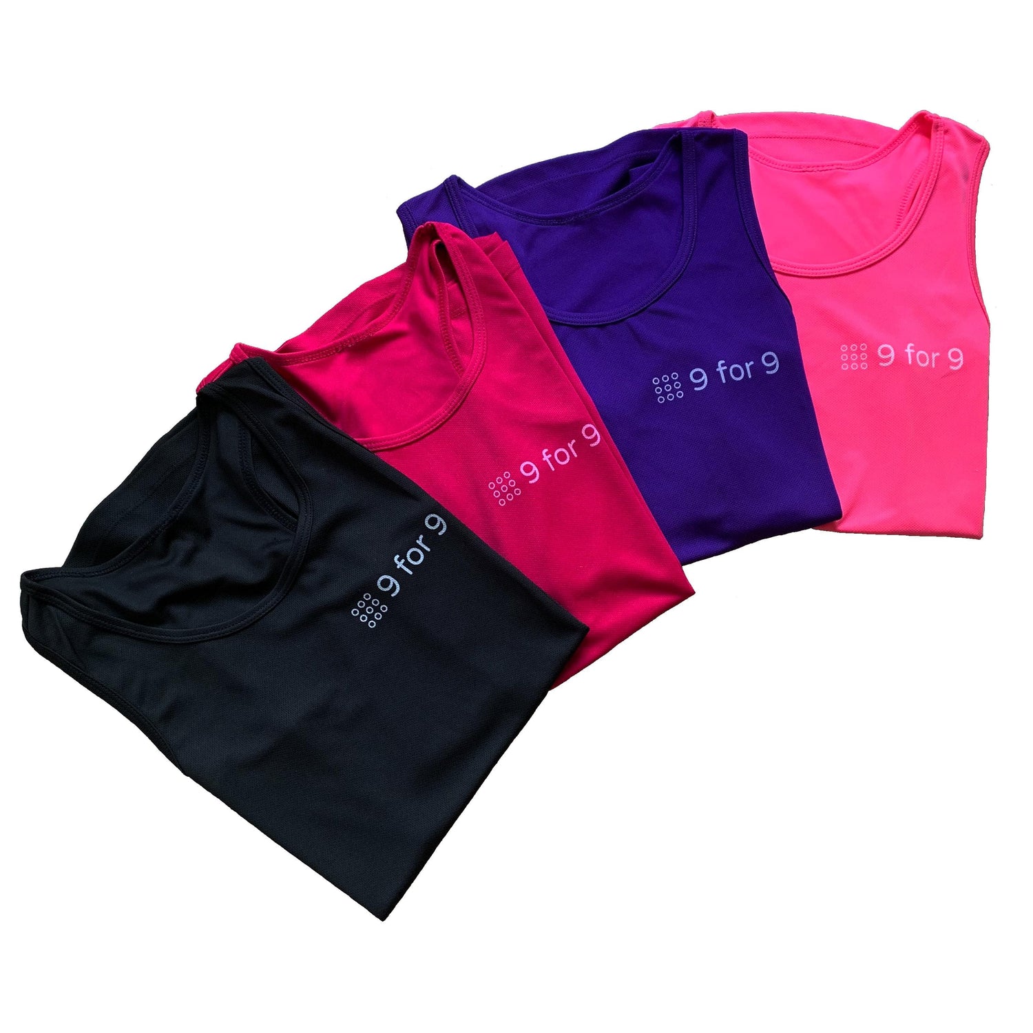 9 for 9 Women's Racerback Sports Tank - 9 for 9