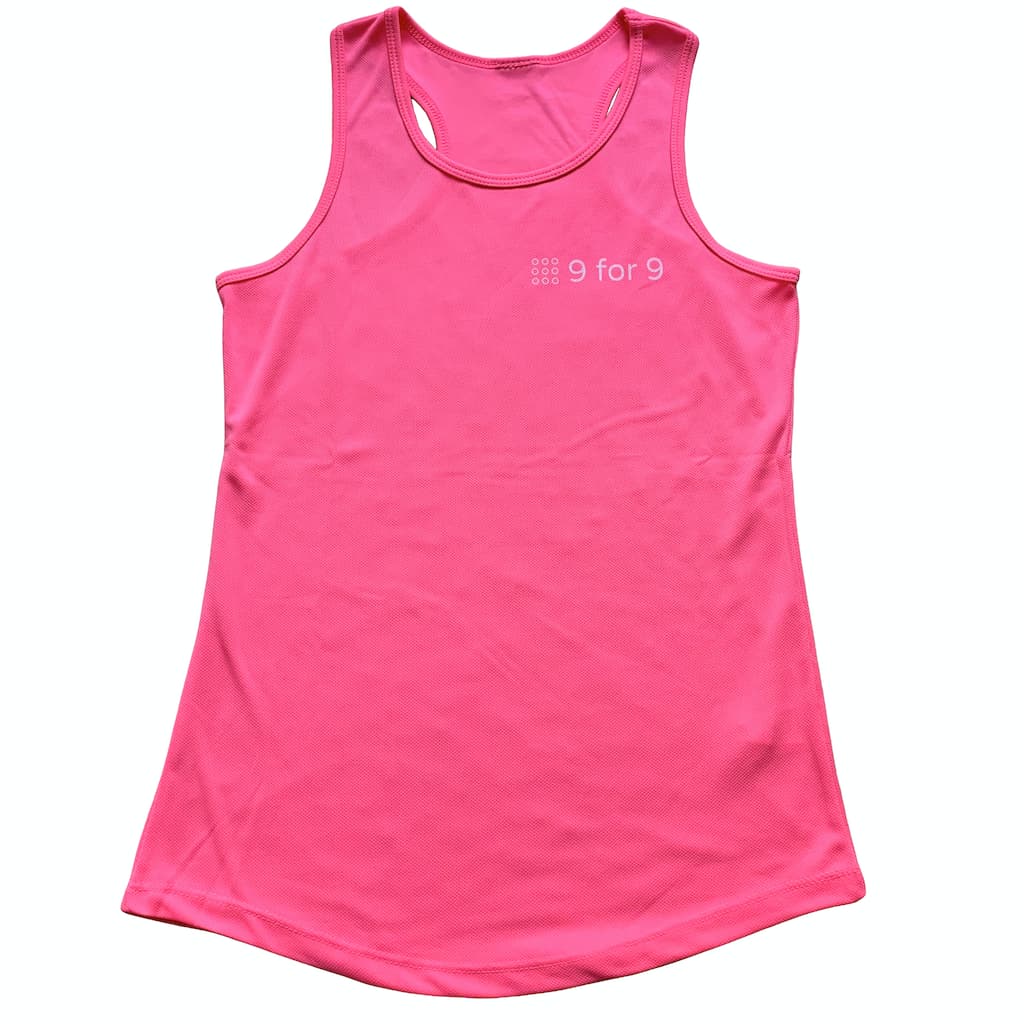 9 for 9 Women's Racerback Sports Tank - 9 for 9