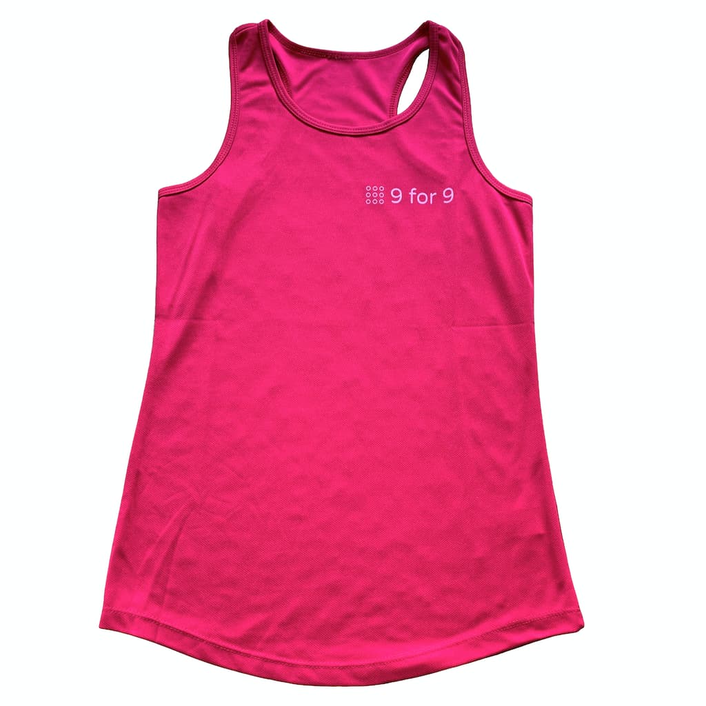 9 for 9 Women's Racerback Sports Tank - 9 for 9