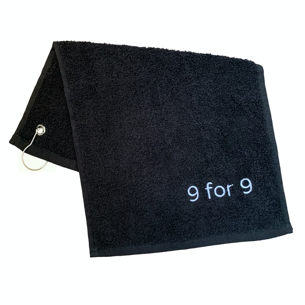 9 for 9 Sports Towel (Small) - 9 for 9