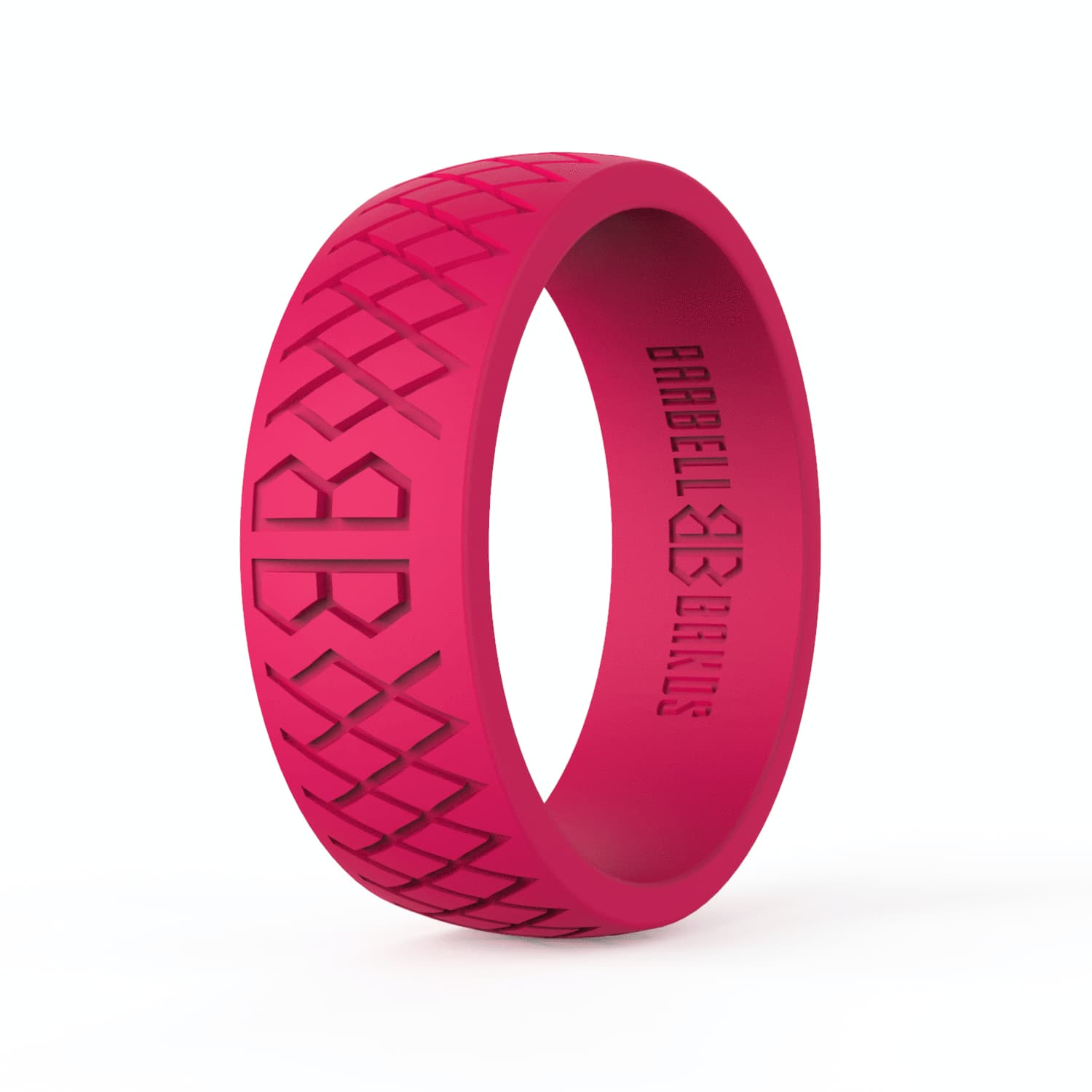 Barbell Bands Men's "Red" Silicone Ring - 9 for 9