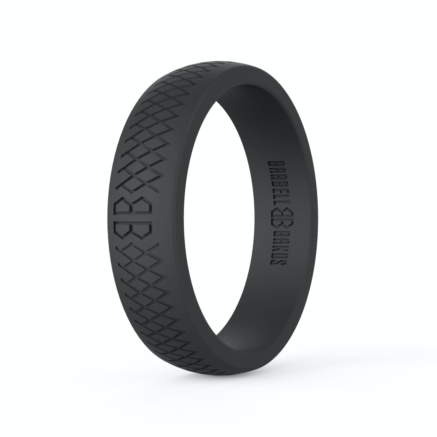 Barbell Bands Women's "Black" Silicone Ring - 9 for 9