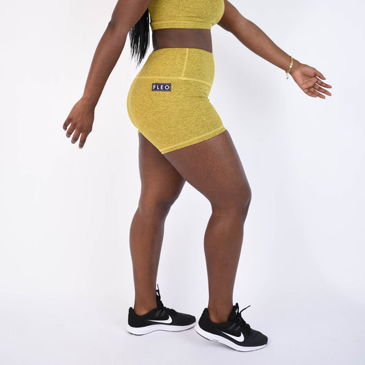 FLEO Bronze Bamboo Shorts (Power High-rise) - 9 for 9