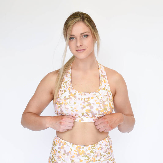 FLEO Nora Sports Bra - Delicate Camo - 9 for 9