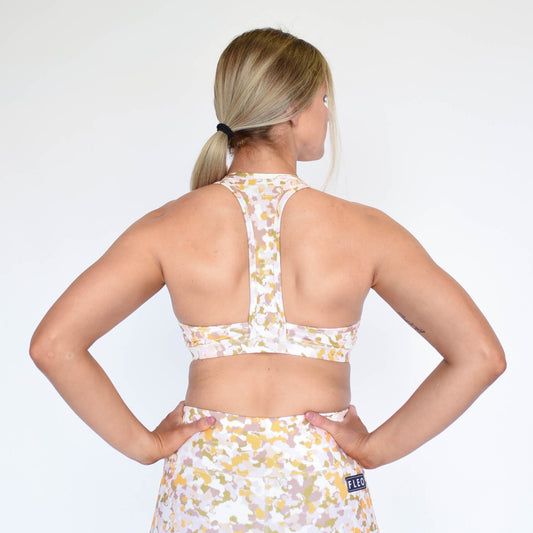 FLEO Nora Sports Bra - Delicate Camo - 9 for 9