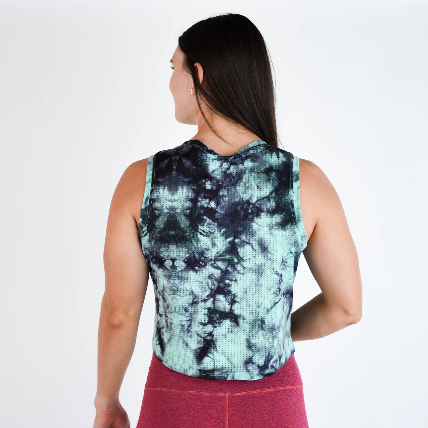 FLEO Dylan Muscle Crop Tank - Electric Storm