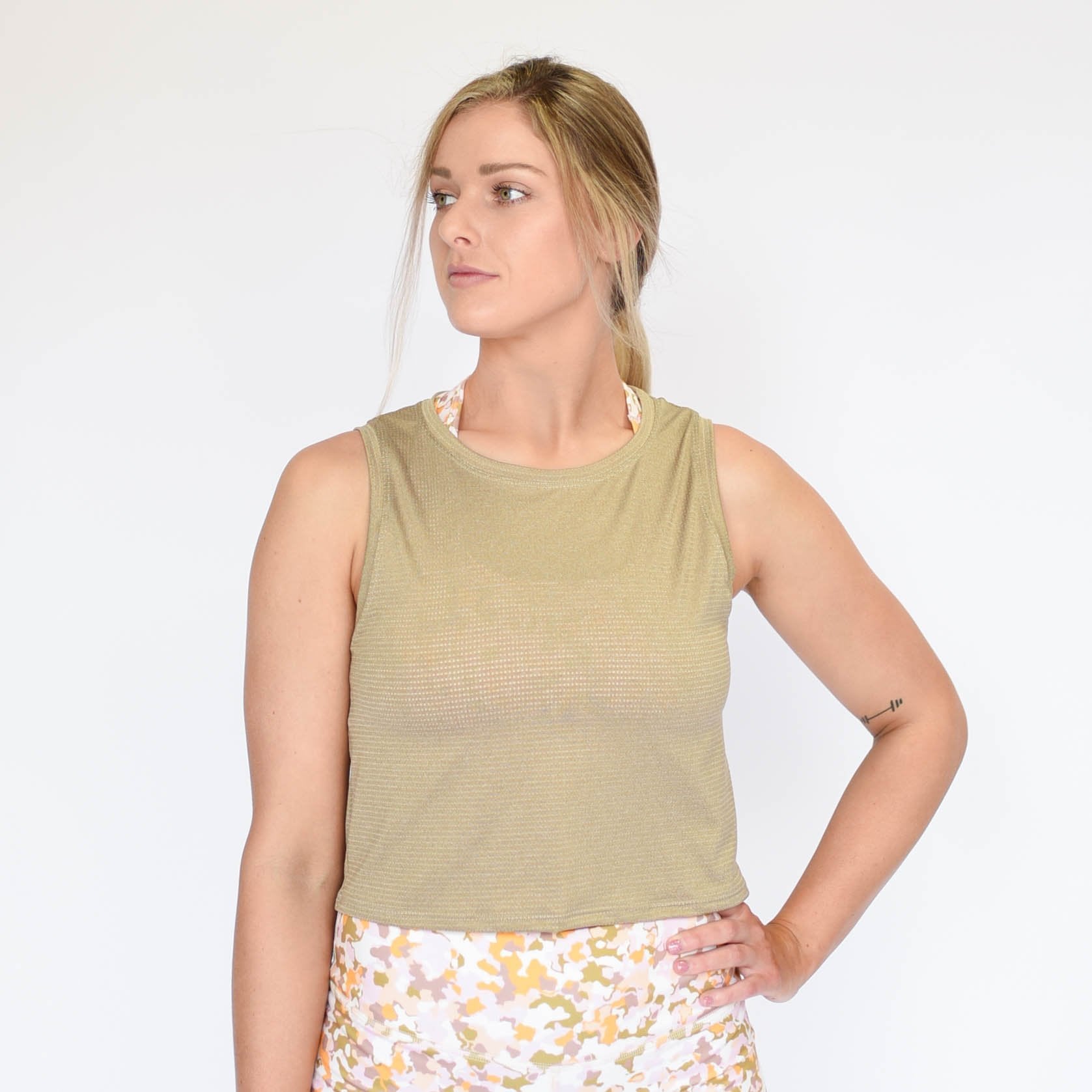 FLEO Dylan Muscle Crop - Mojave - 9 for 9