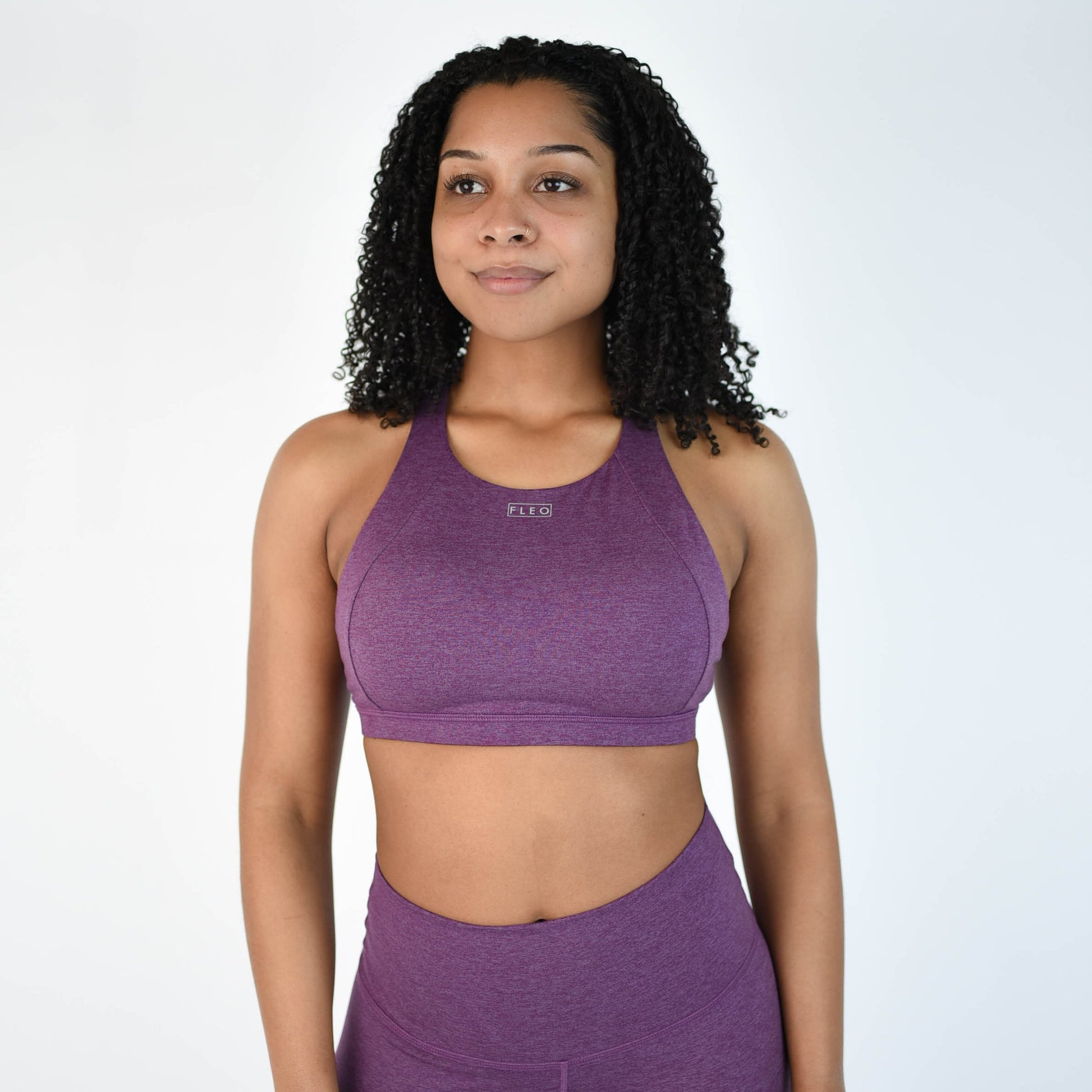 FLEO Jourdaine Sports Bra - Heather Wood Violet - PRE-ORDER - 9 for 9