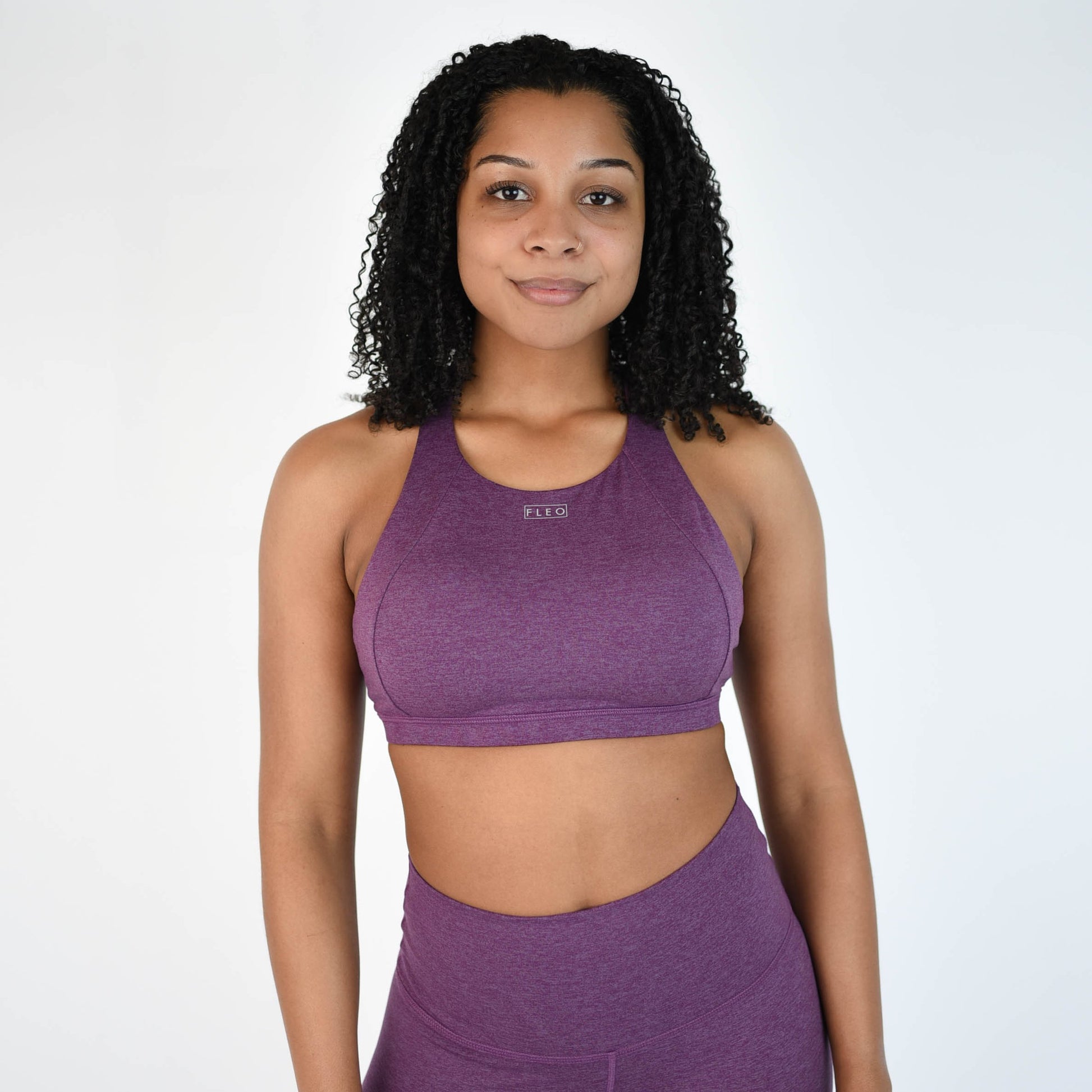 FLEO Jourdaine Sports Bra - Heather Wood Violet - PRE-ORDER - 9 for 9